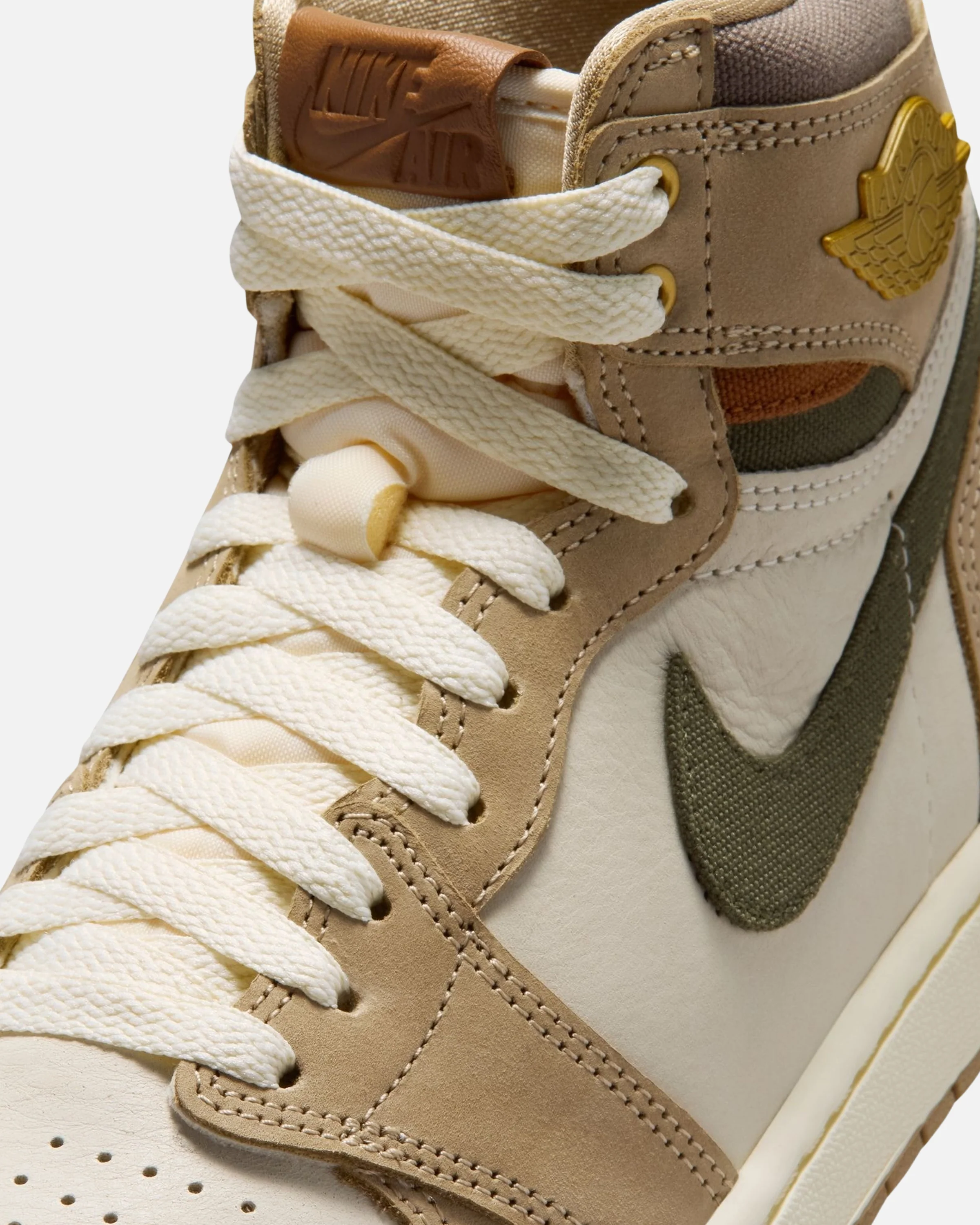 JORDAN WMNS AJ 1 RETRO - KHAKI/ MULTI-COLOR - Image 6