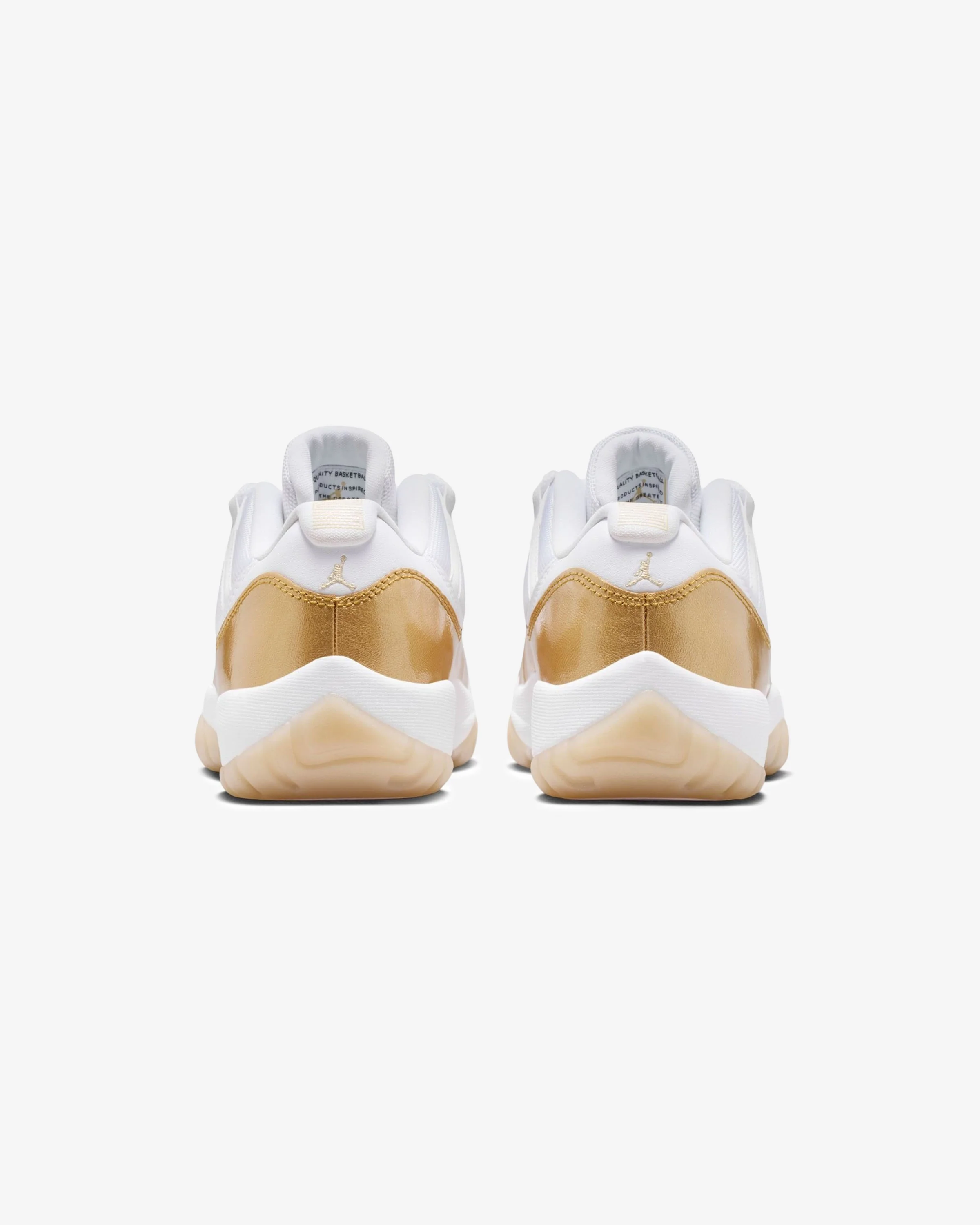 JORDAN WMNS AJ 11 RETRO LOW - WHITE/ METALLIC GOLD - Image 3