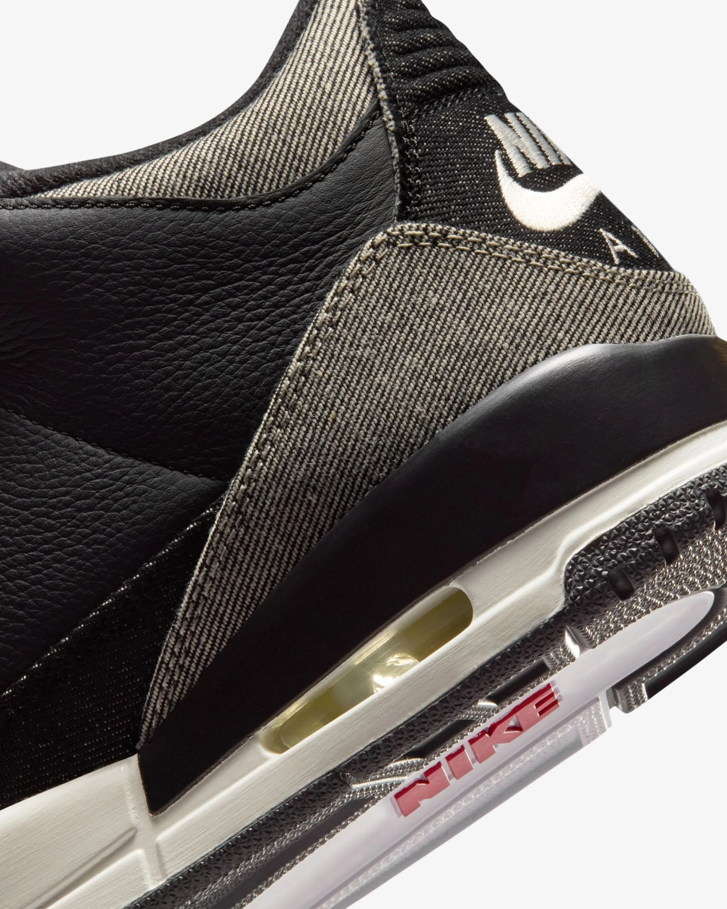 JORDAN X LEVI'S® AJ 3 RETRO - BLACK/ WHITE - Image 11