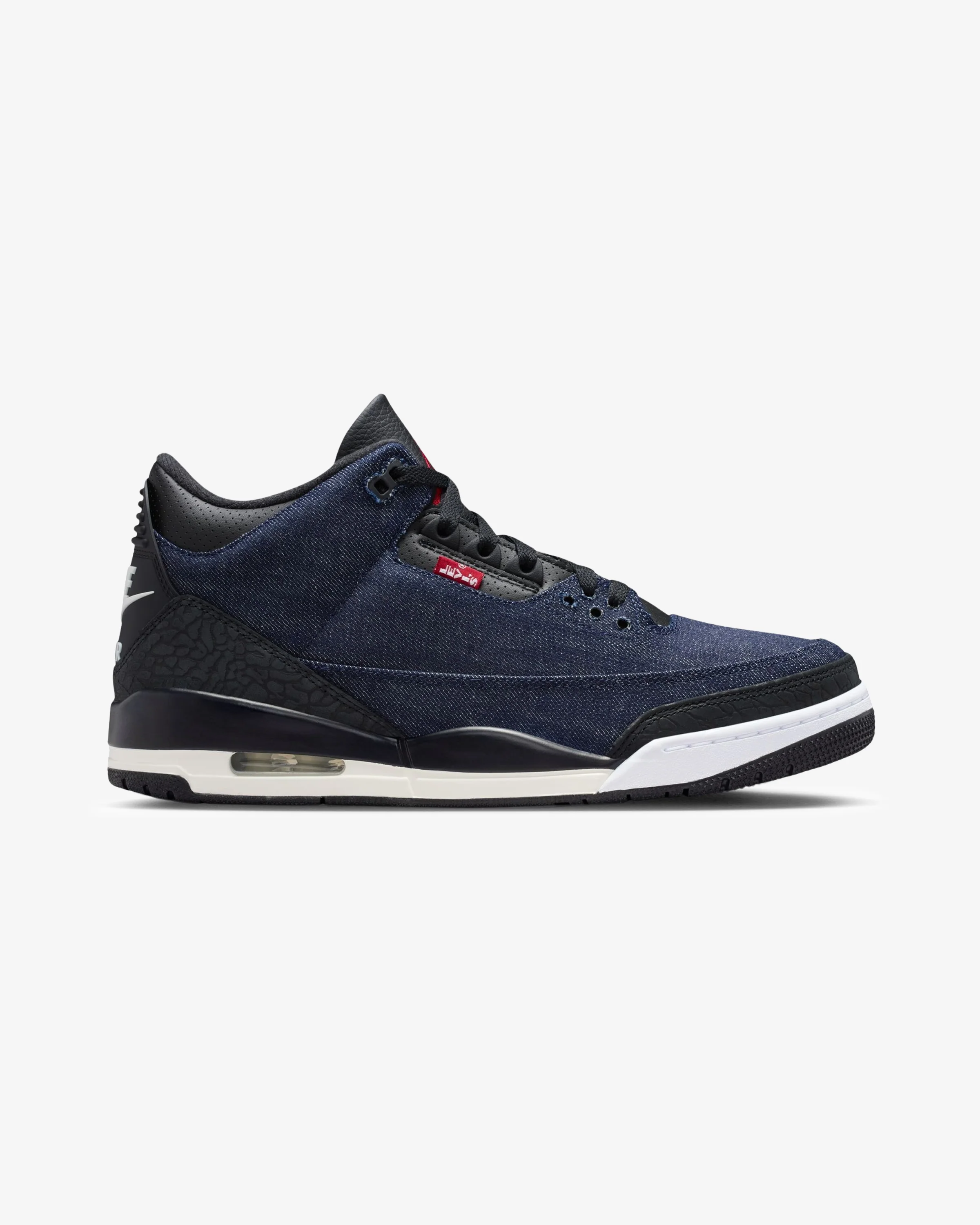 JORDAN X LEVI'S® AJ 3 RETRO - INDIGO/ GYM RED - Image 3