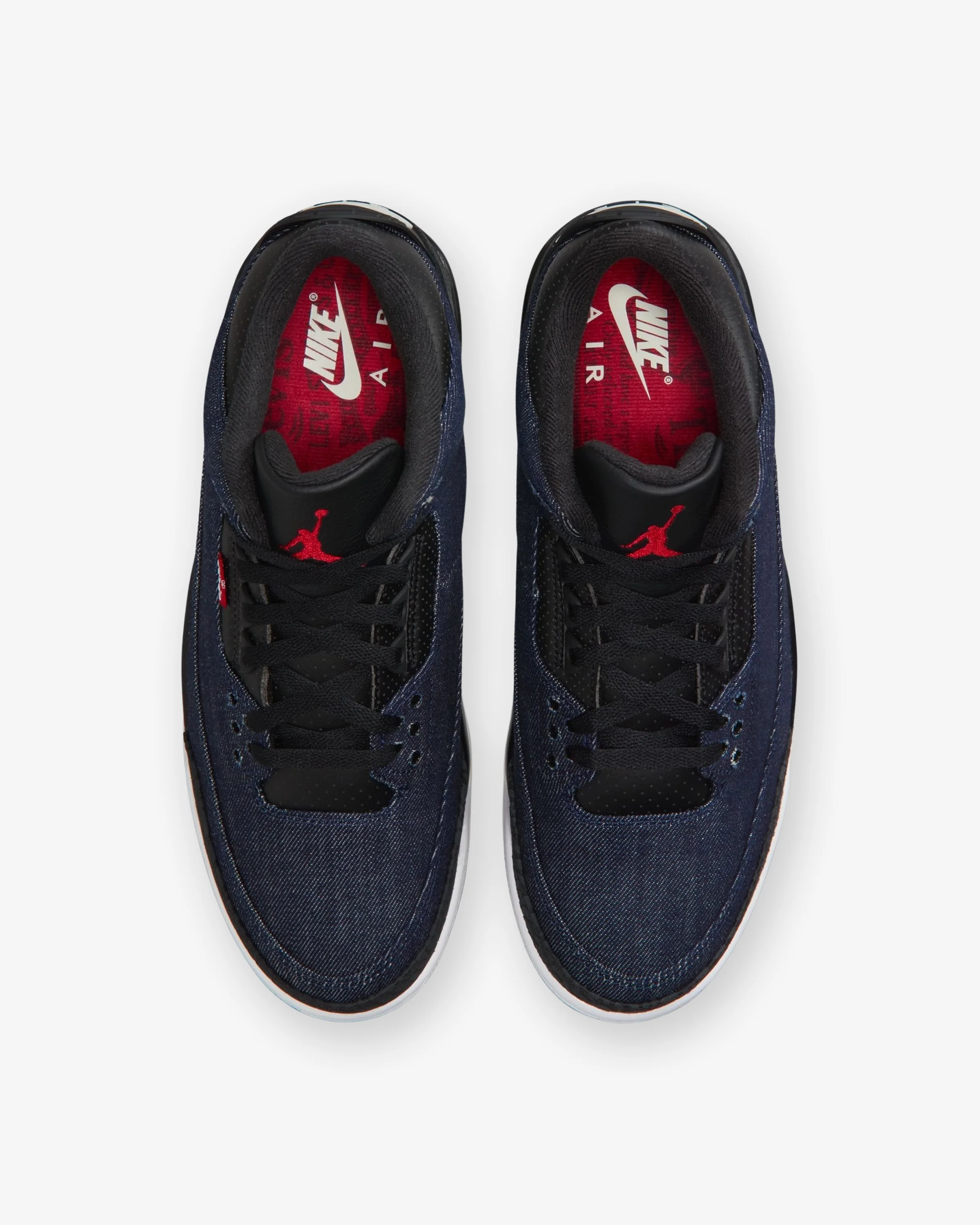 JORDAN X LEVI'S® AJ 3 RETRO - INDIGO/ GYM RED - Image 5