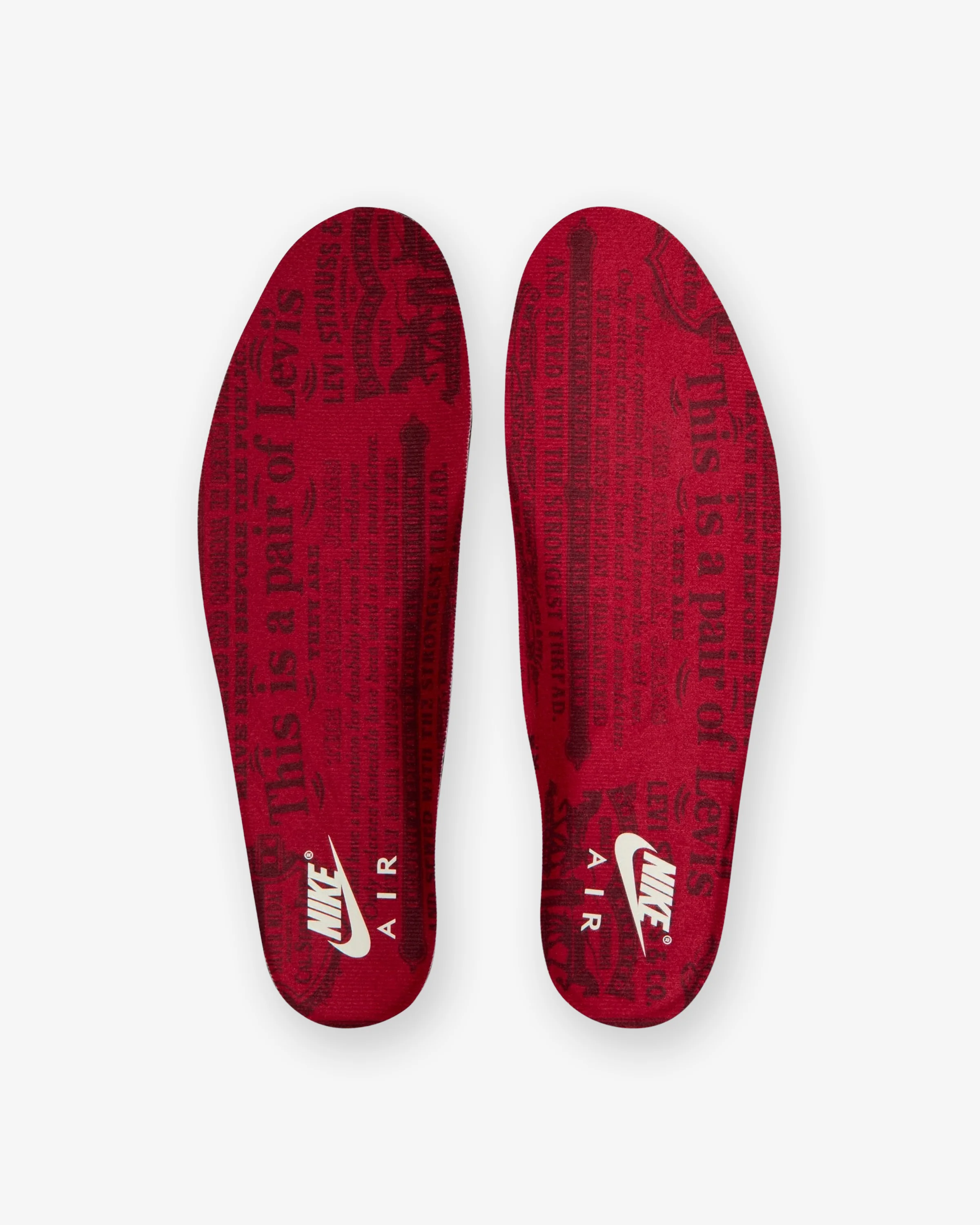 JORDAN X LEVI'S® AJ 3 RETRO - INDIGO/ GYM RED - Image 7