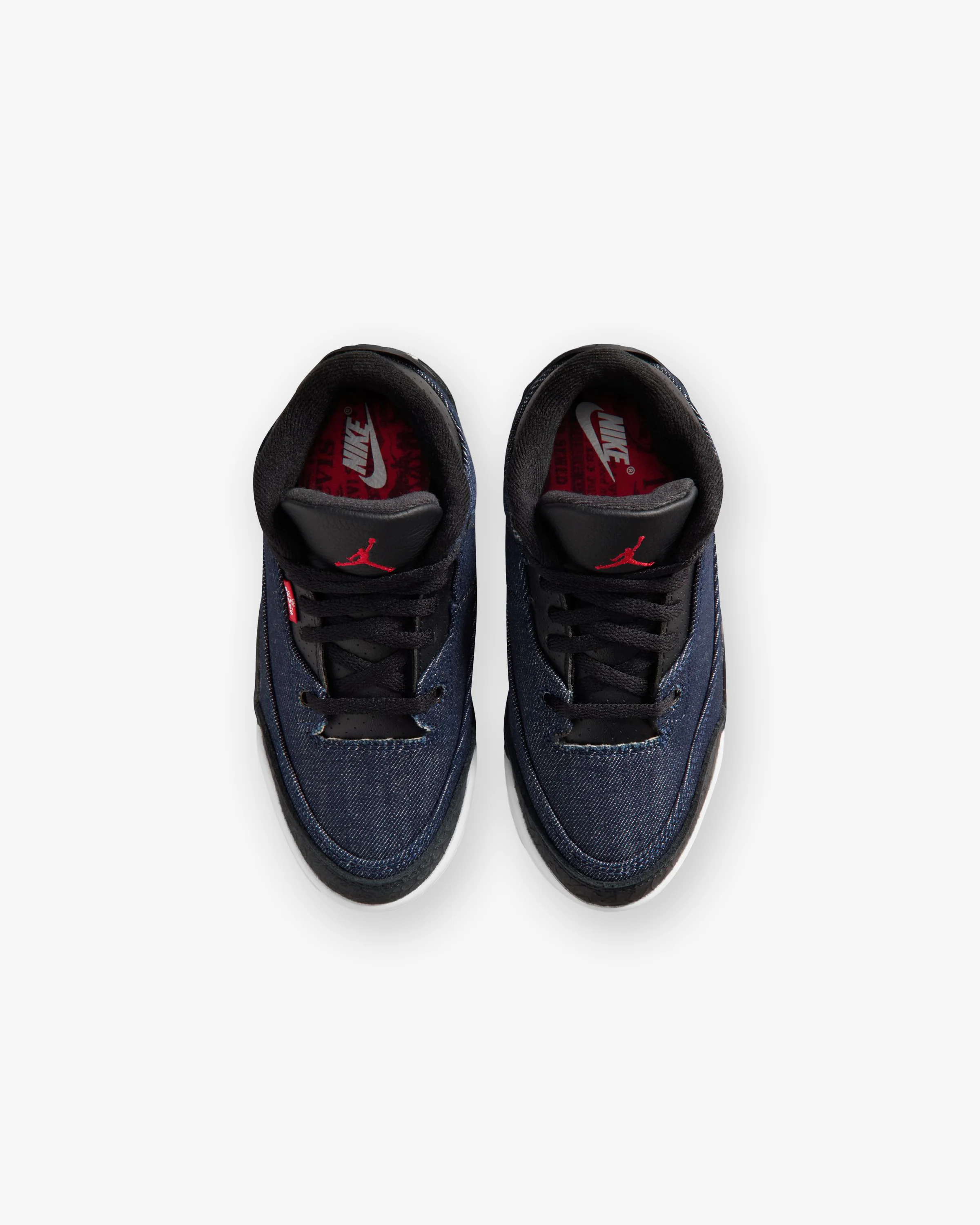 JORDAN X LEVI'S®  PS AJ 3 RETRO - INDIGO/ GYM RED - Image 5