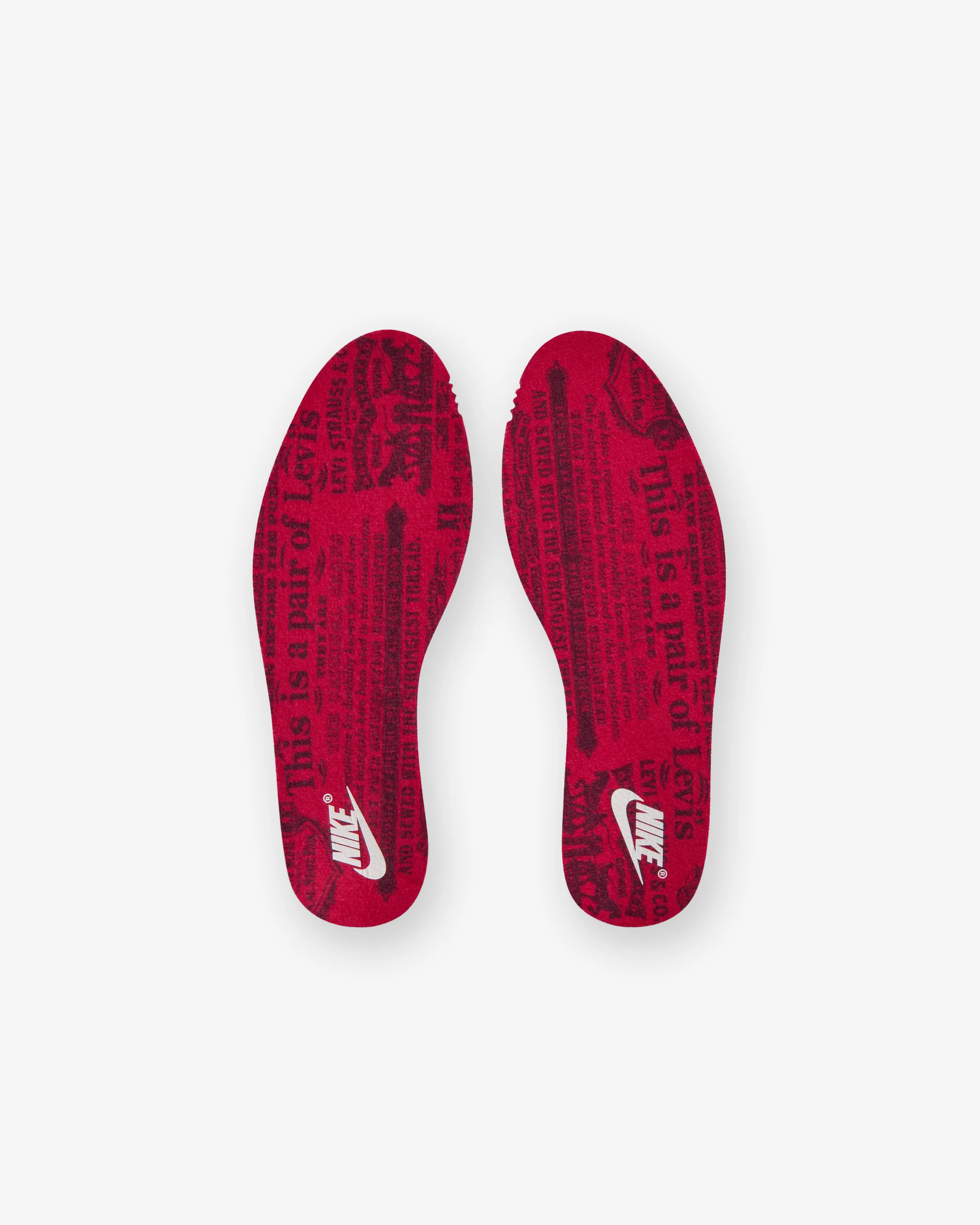 JORDAN X LEVI'S®  PS AJ 3 RETRO - INDIGO/ GYM RED - Image 7