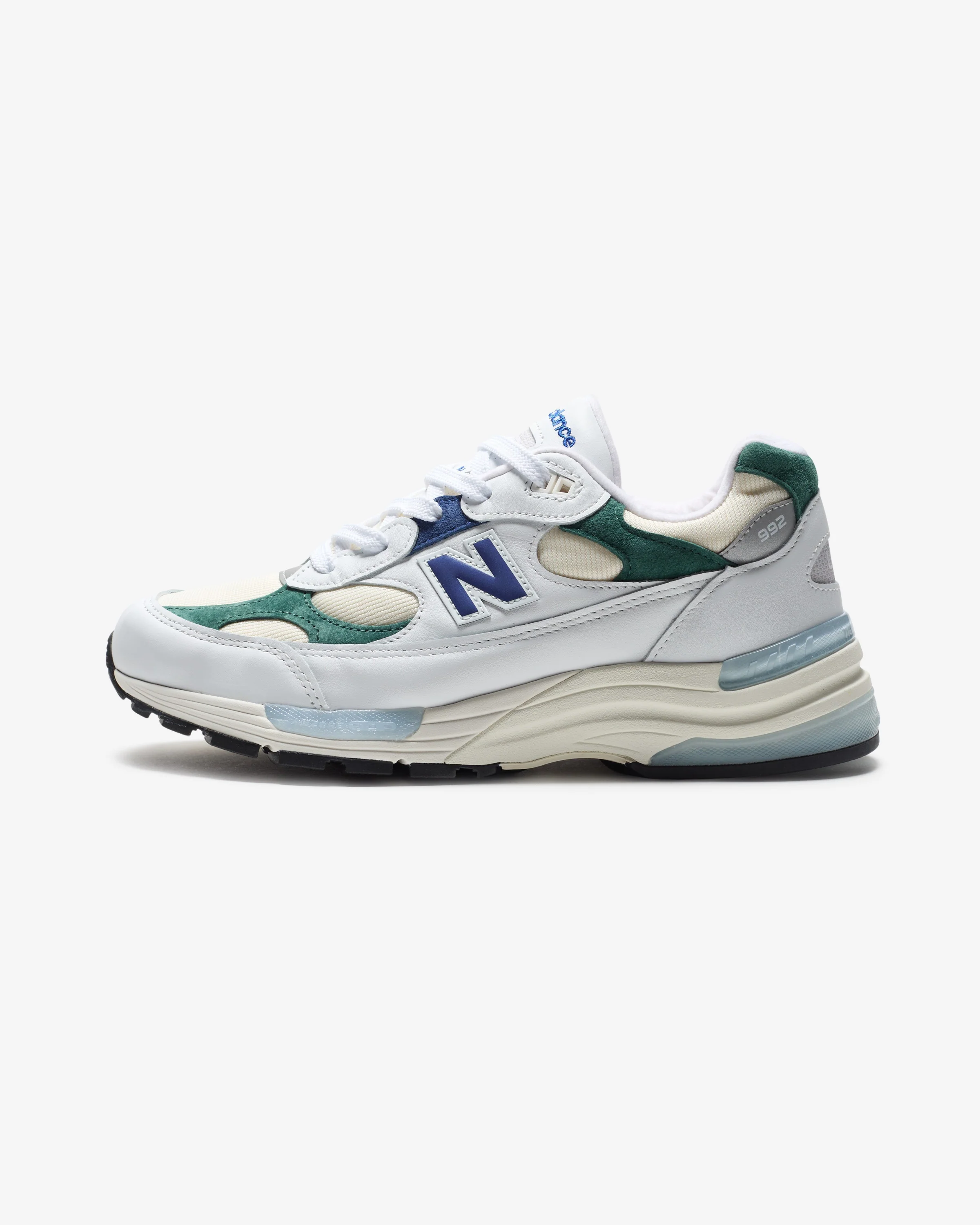 NEW BALANCE 992 'MADE IN USA' - WHITE/ MARSHGREEN - Image 2