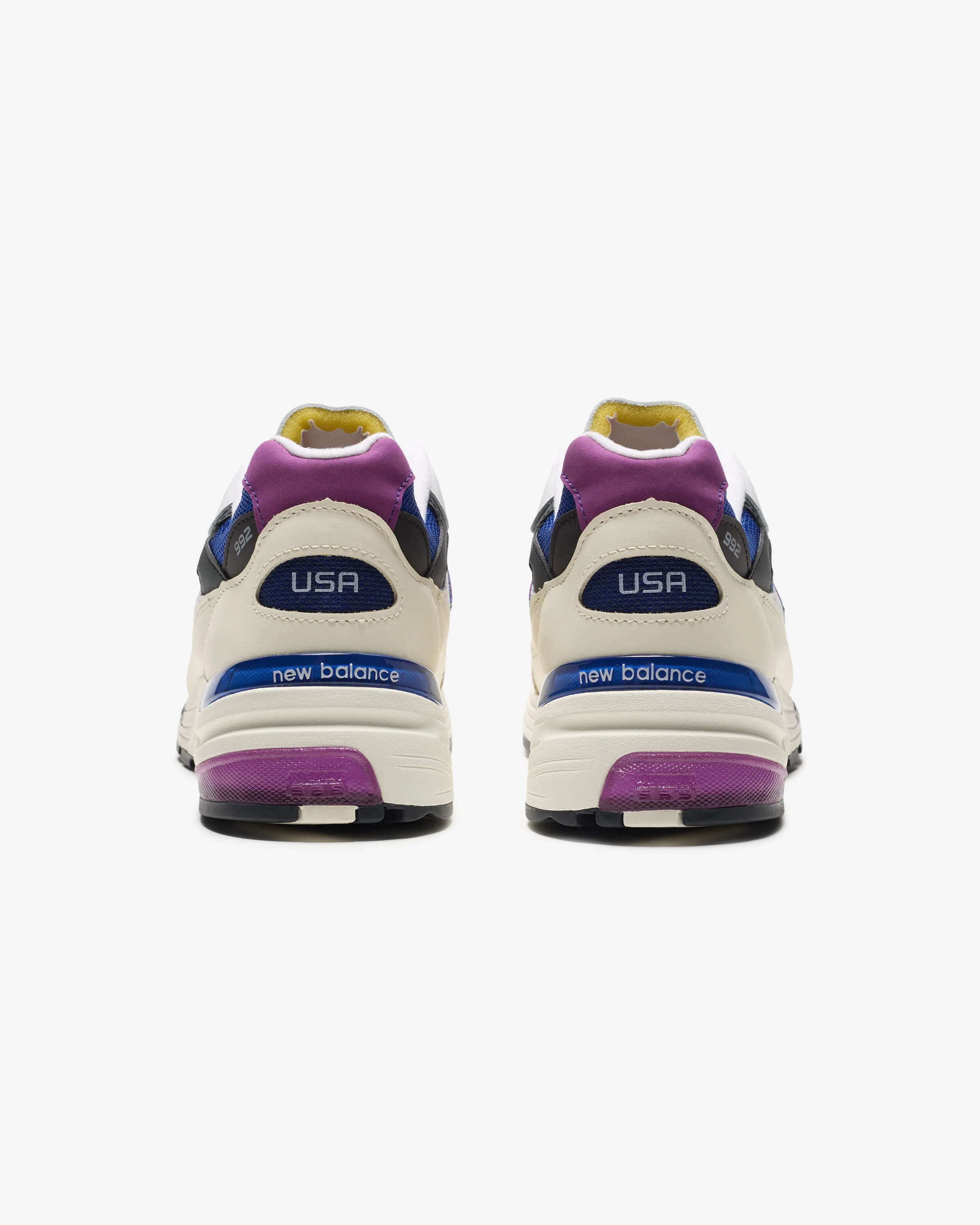 NEW BALANCE 992 'MADE IN USA' - WHITE/ TEAM ROYAL - Image 3