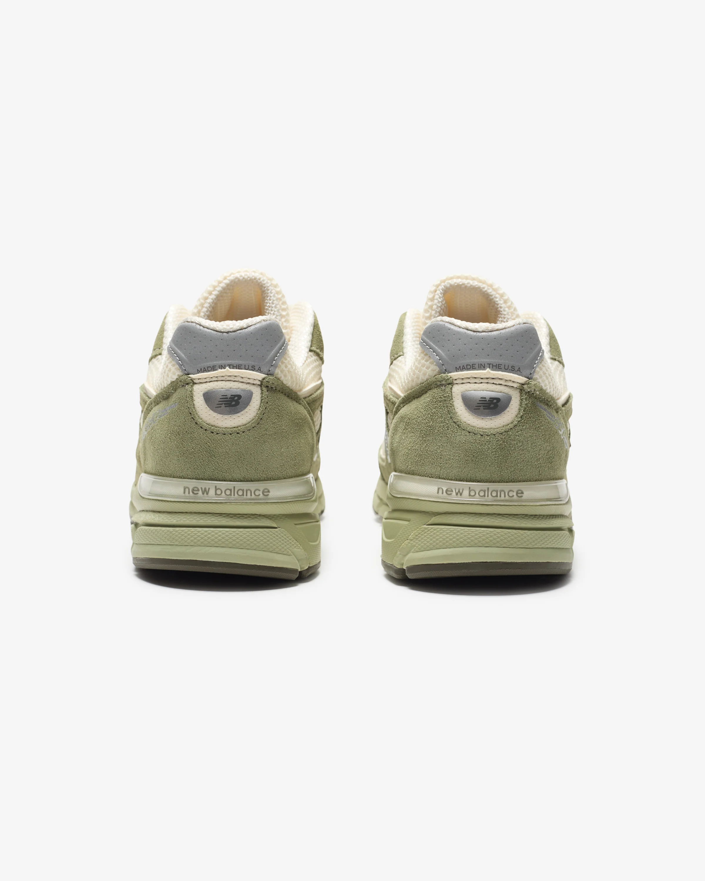 NEW BALANCE 'MADE IN USA' 990 v4 - OLIVE LEAF - Image 3