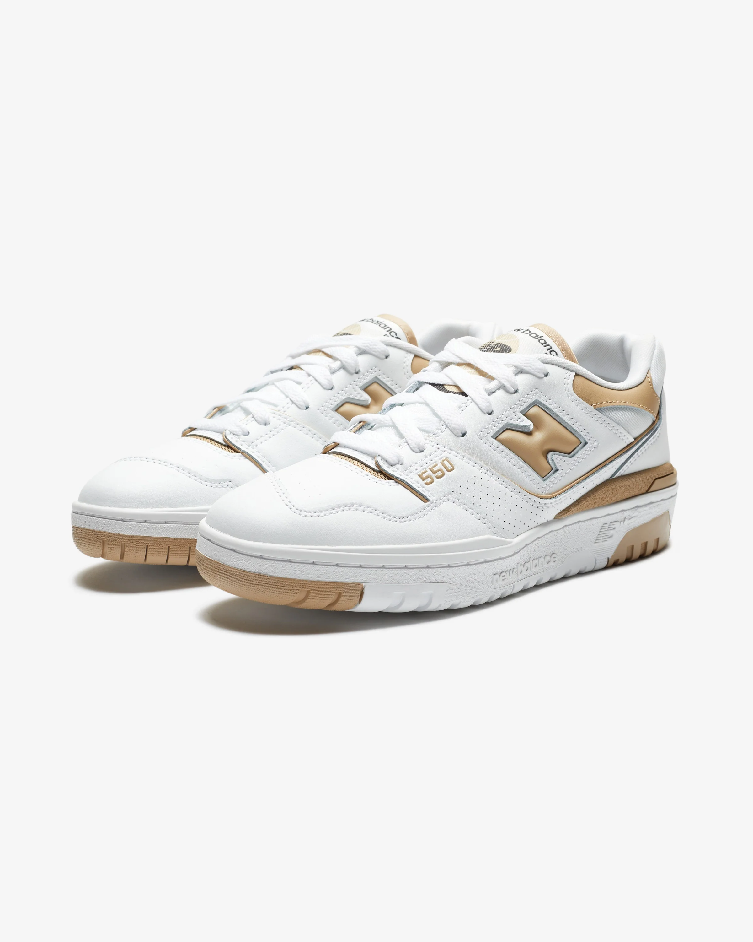 NEW BALANCE WOMEN'S 550 - WHITE/ INCENSE - Image 4