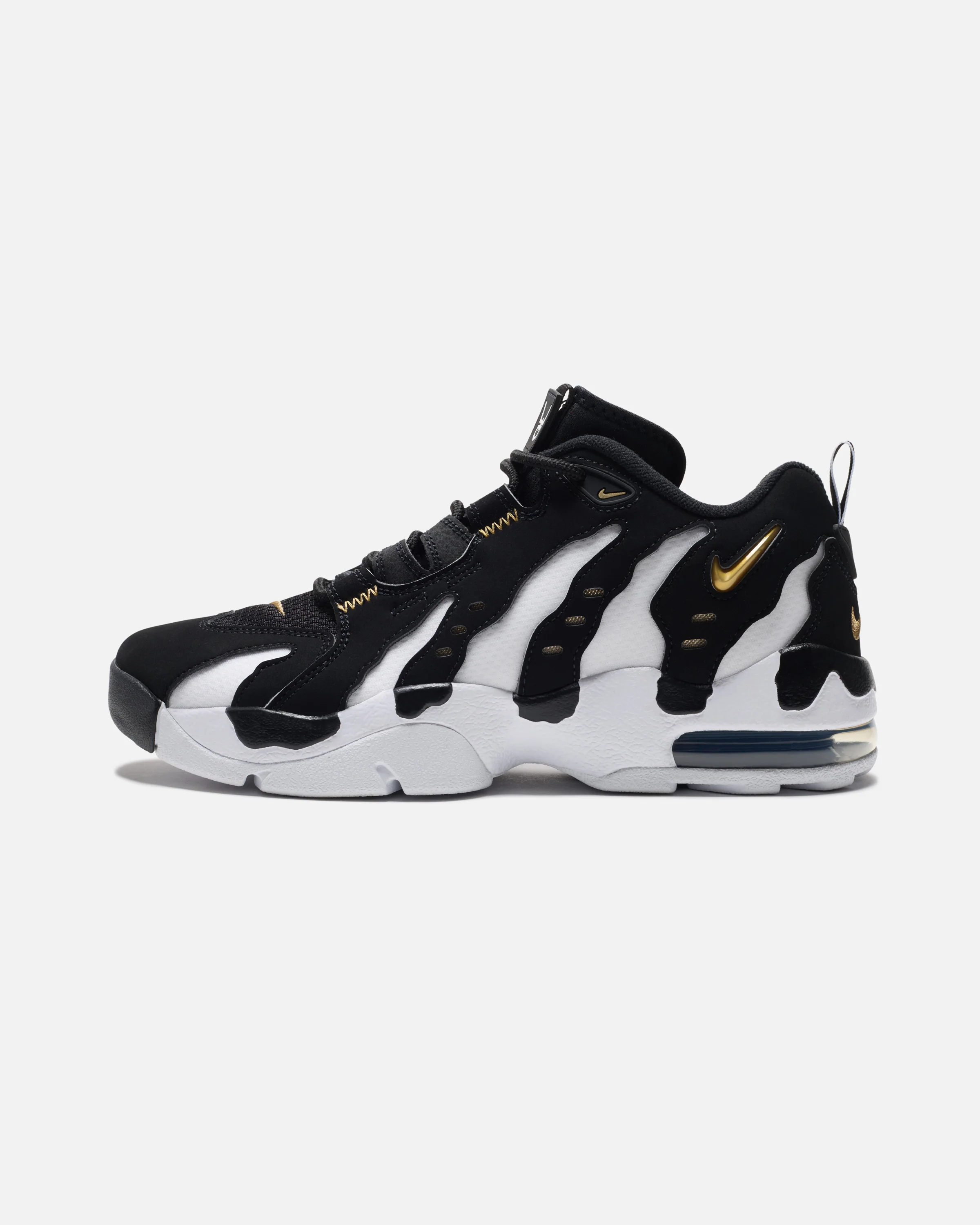 NIKE AIR DT MAX '96 LOW - BLACK/ METALLIC GOLD/ WHITE - Image 2