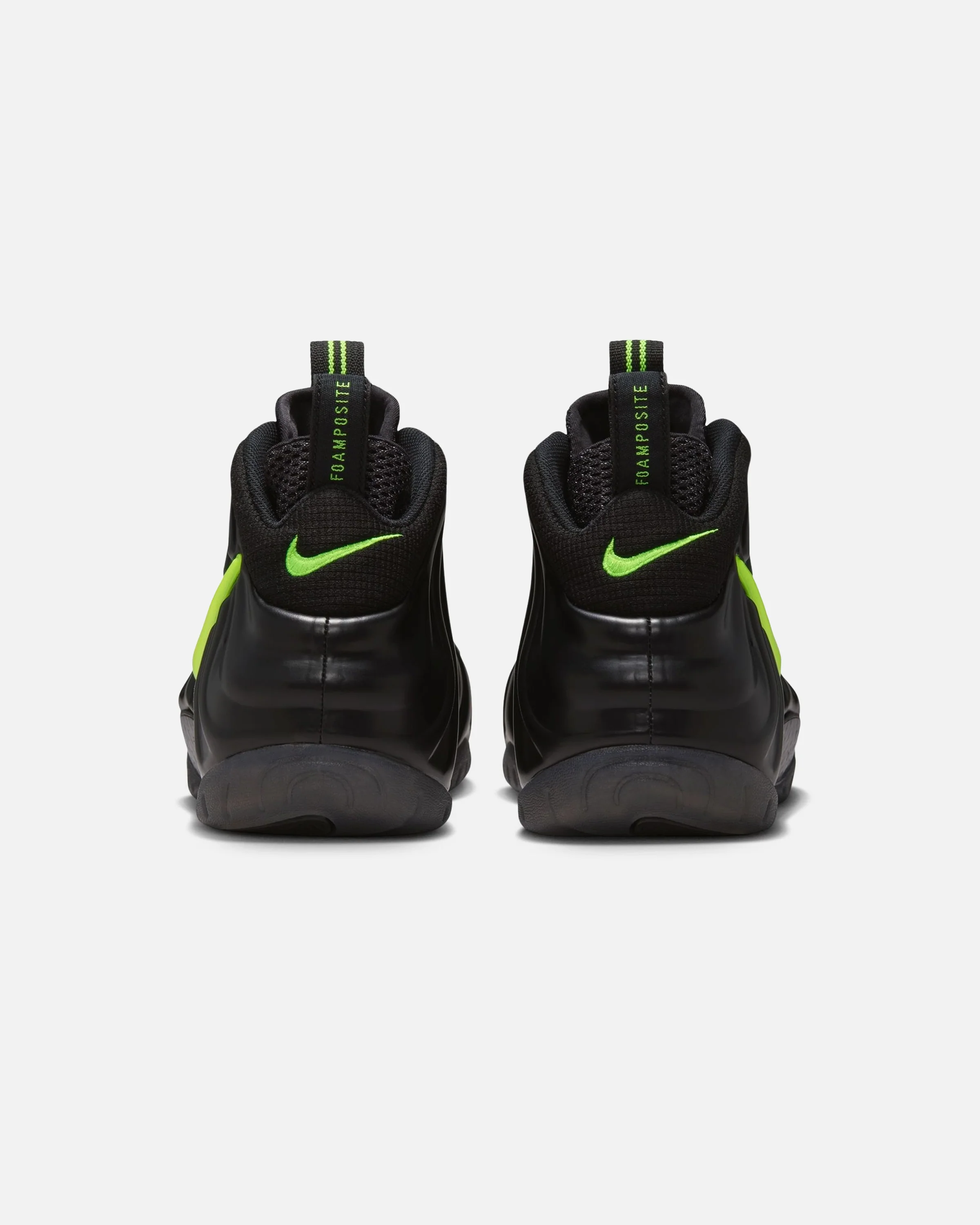 NIKE AIR FOAMPOSITE PRO - BLACK/ VOLTAGE YELLOW - Image 3