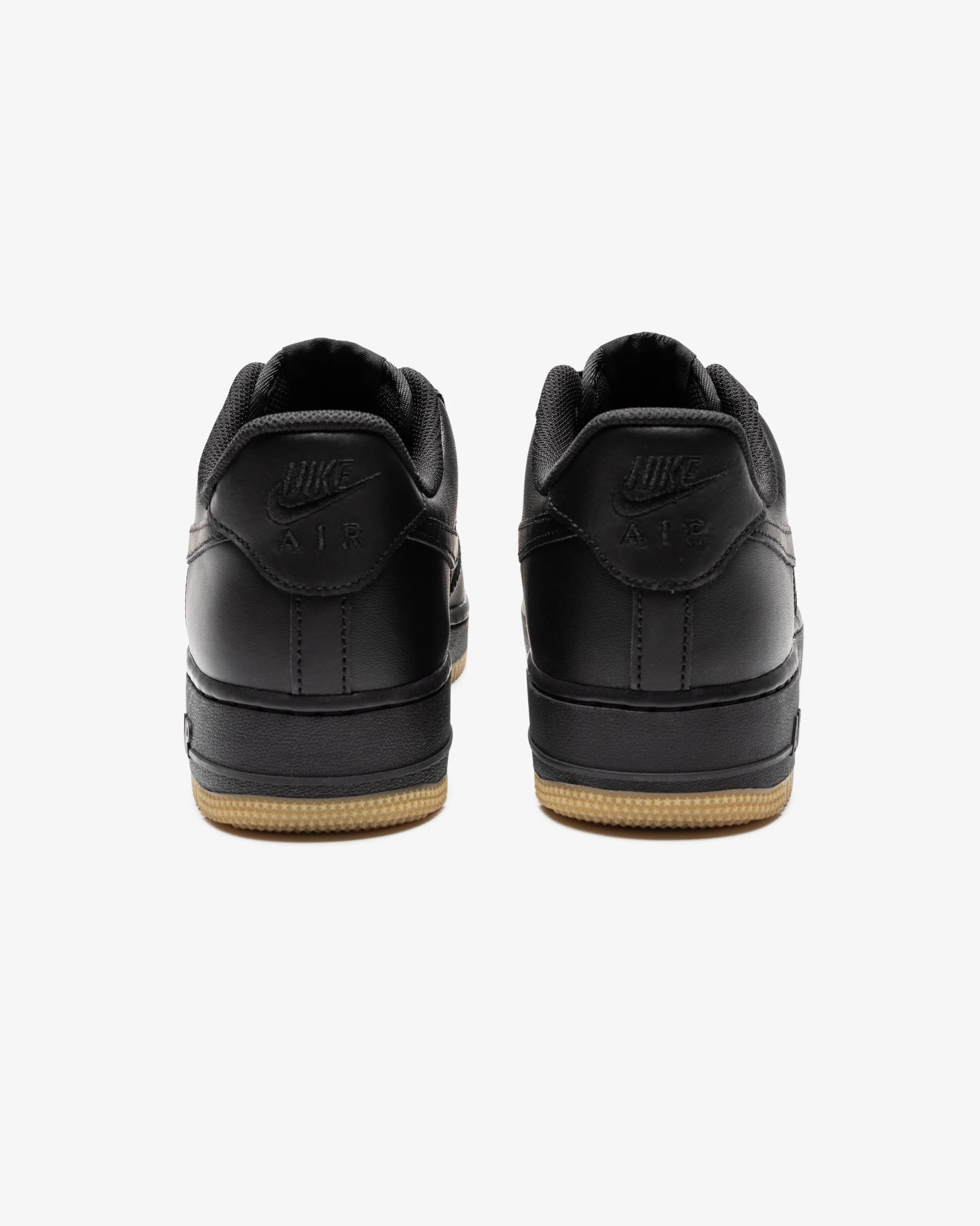 NIKE AIR FORCE 1 '07 - BLACK/ GUMLIGHTBROWN - Image 3