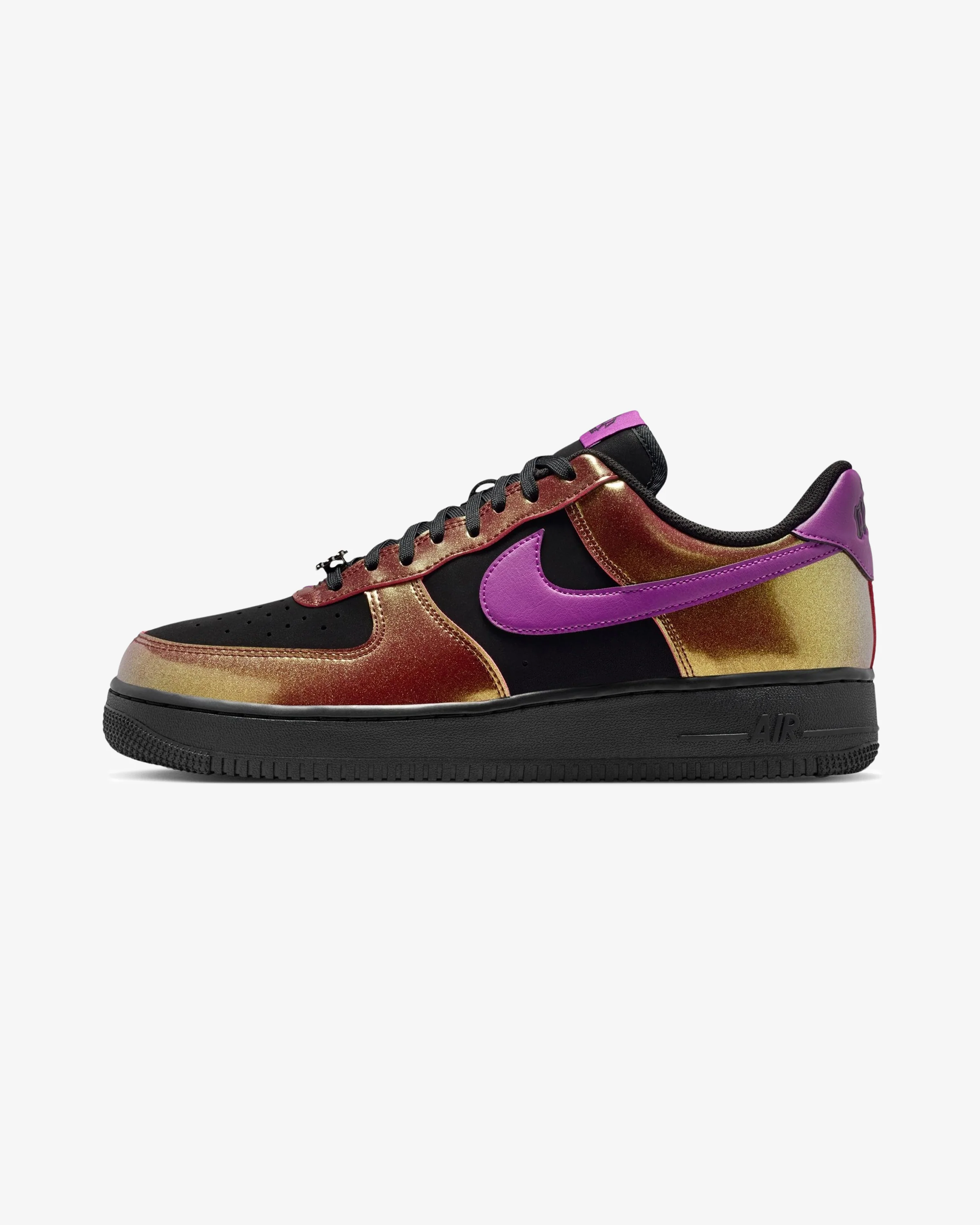 NIKE AIR FORCE 1 '07 LV8 - BLACK/BOLD BERRY - Image 2
