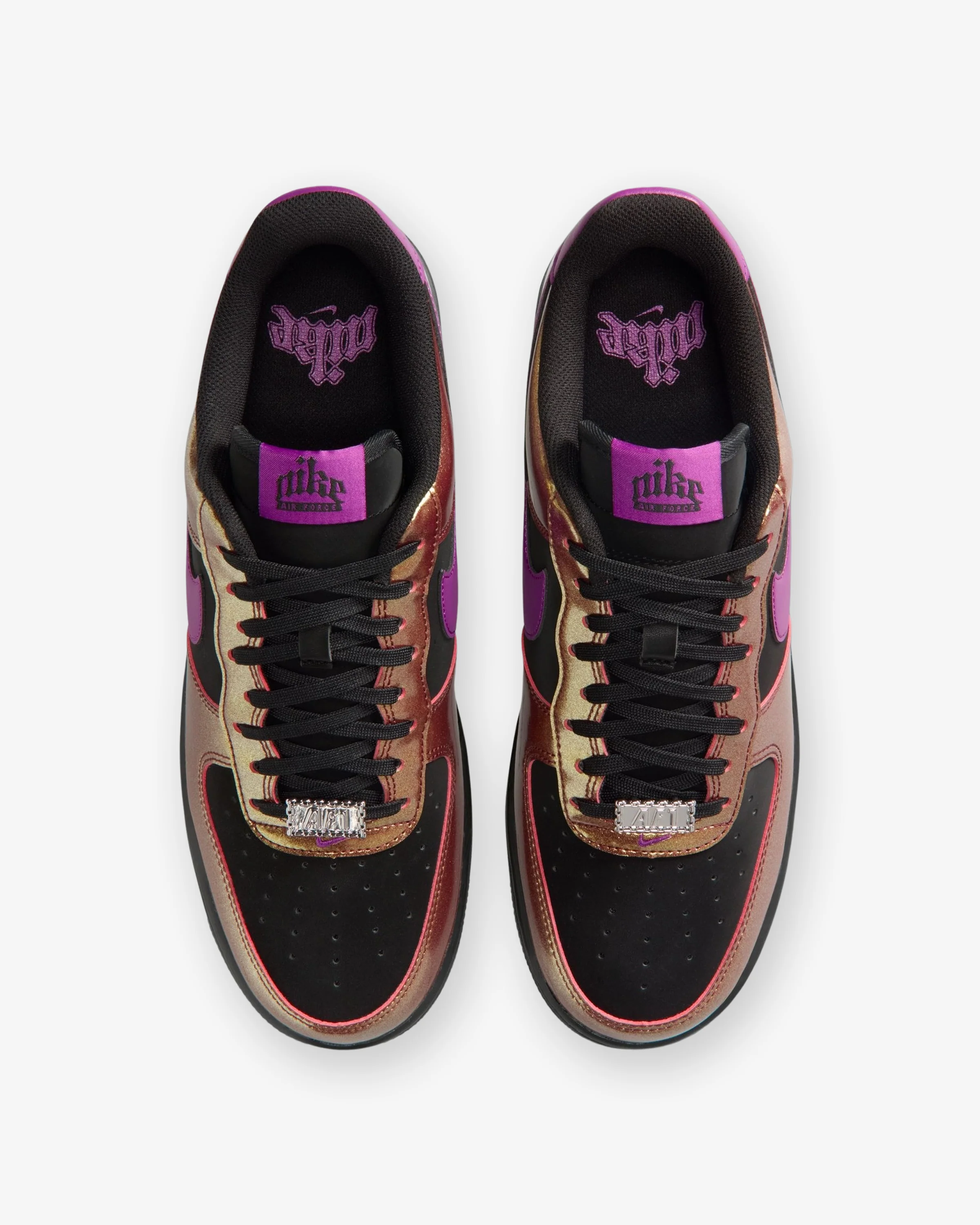 NIKE AIR FORCE 1 '07 LV8 - BLACK/BOLD BERRY - Image 4
