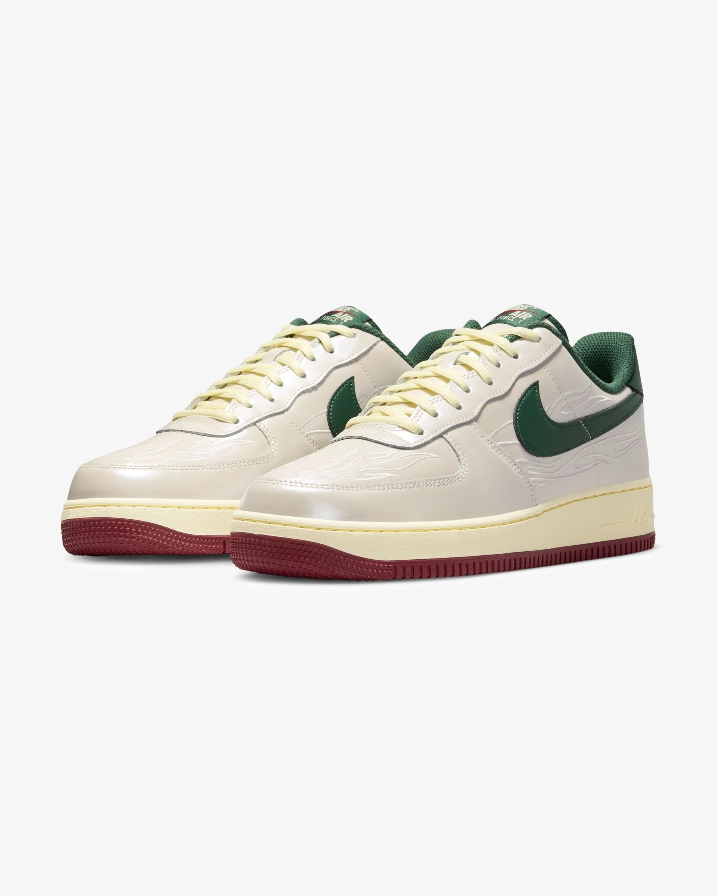 NIKE AIR FORCE 1 '07 LV8 - PHANTOM/ FIR/ ALABASTER/ TEAM RED