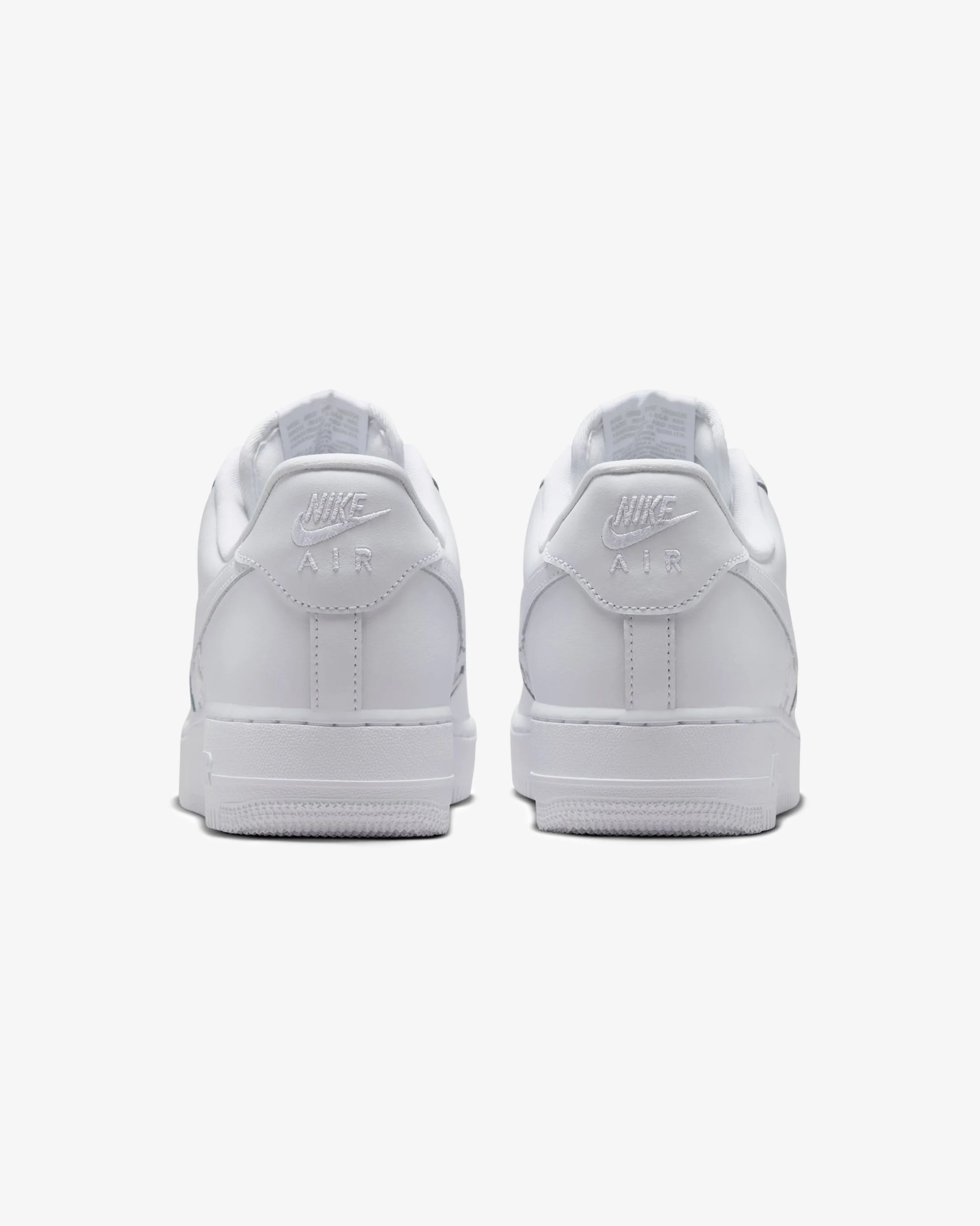 NIKE AIR FORCE 1 '07 - WHITE/ METALLIC SILVER - Image 3