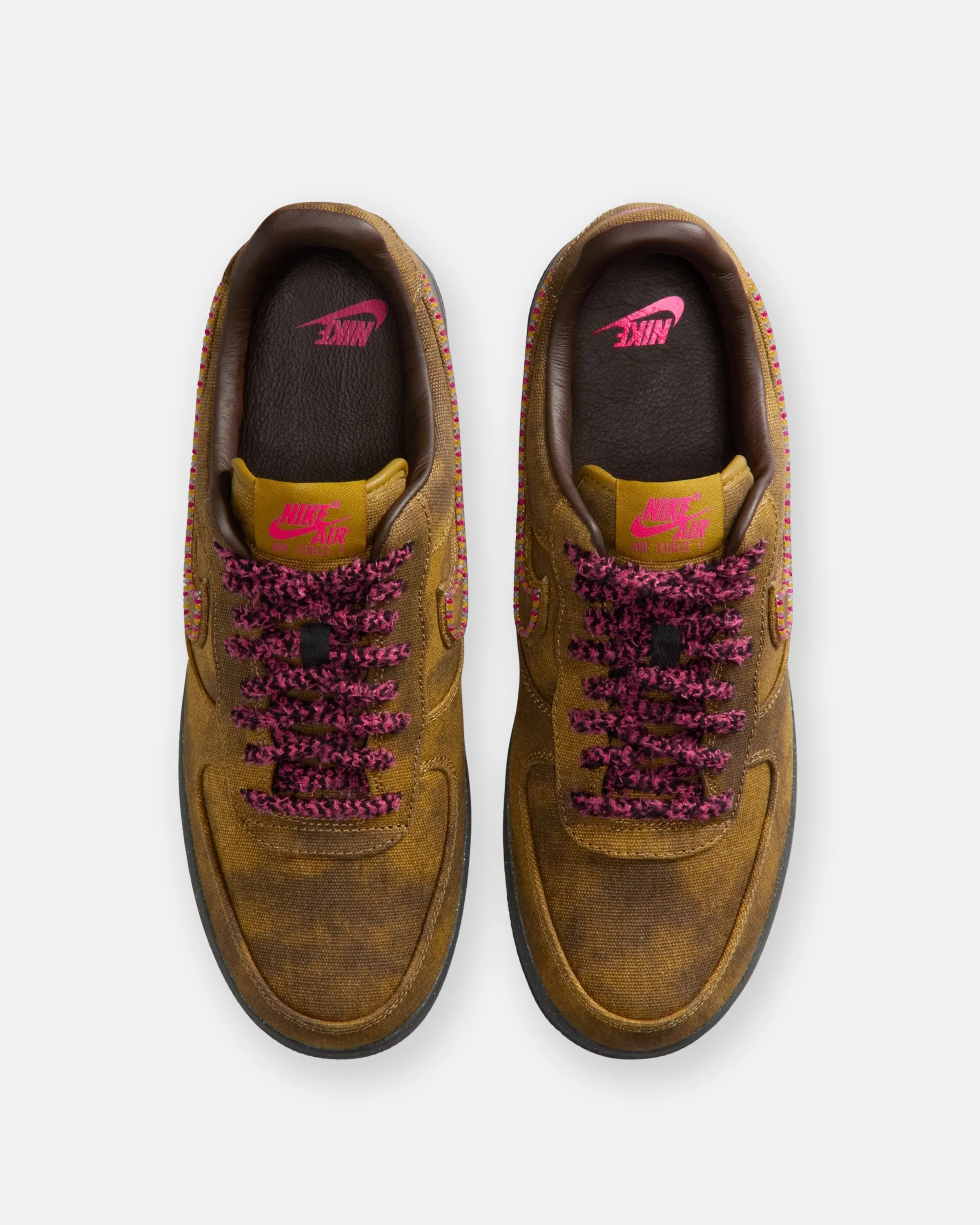 NIKE AIR FORCE 1 - DESERT MOSS/ FIERCE PINK - Image 4