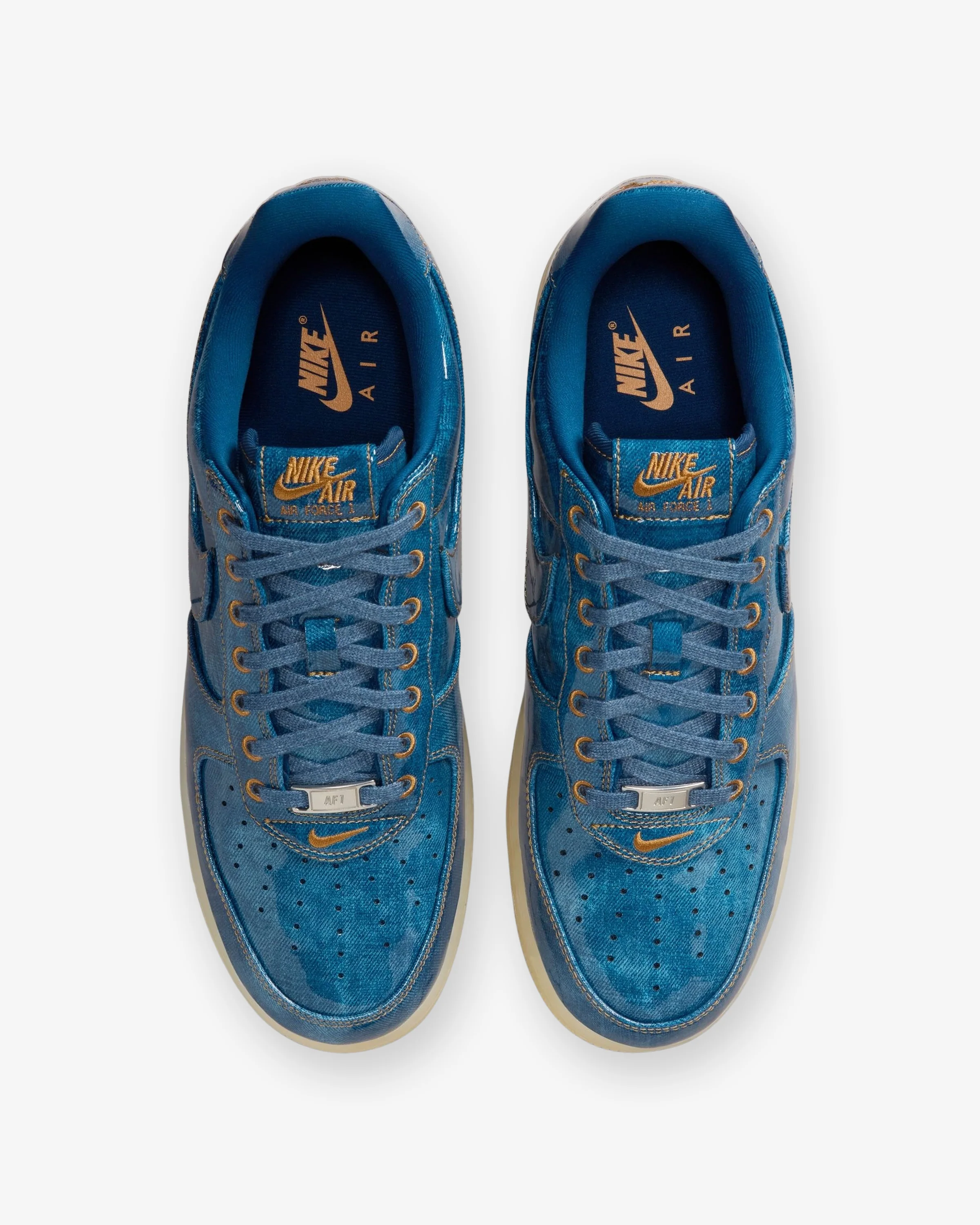 NIKE AIR FORCE 1 RETRO - COASTAL BLUE/ NATURAL - Image 4