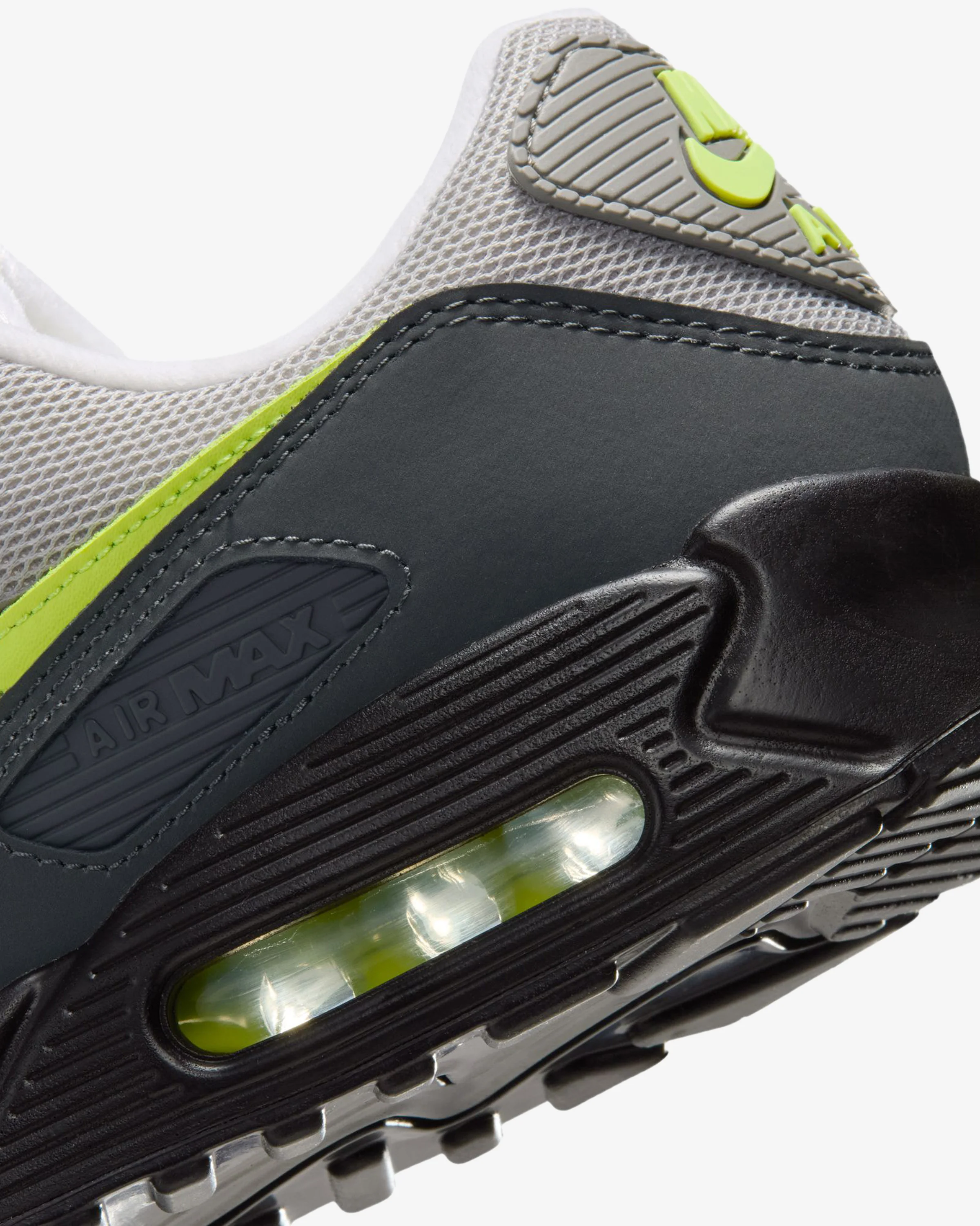 NIKE AIR MAX 90 - BLACK/ NEON YELLOW/ ANTHRACITE - Image 7