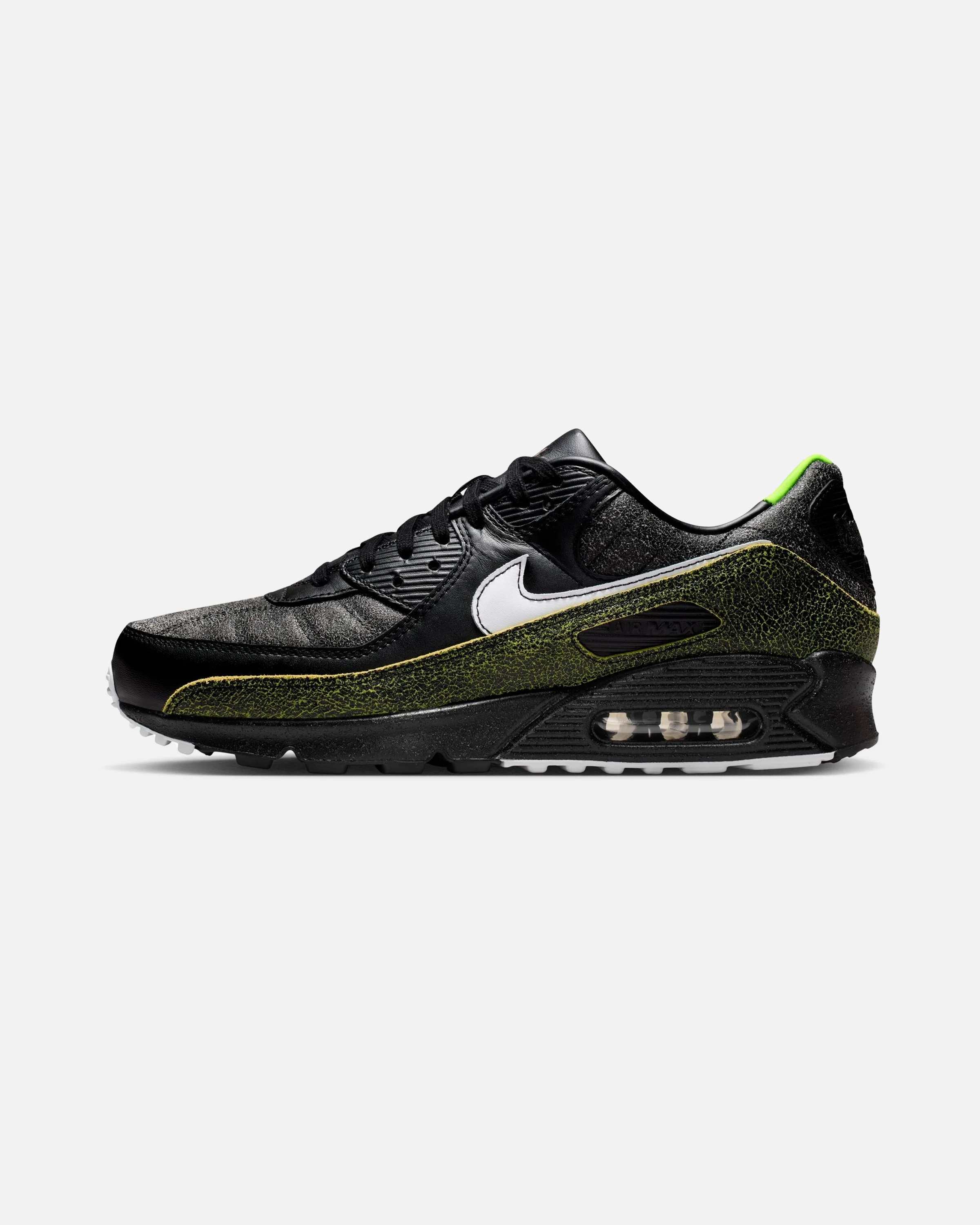NIKE AIR MAX 90 - BLACK / WHITE / BLACK / VOLTAGE GREEN - Image 2