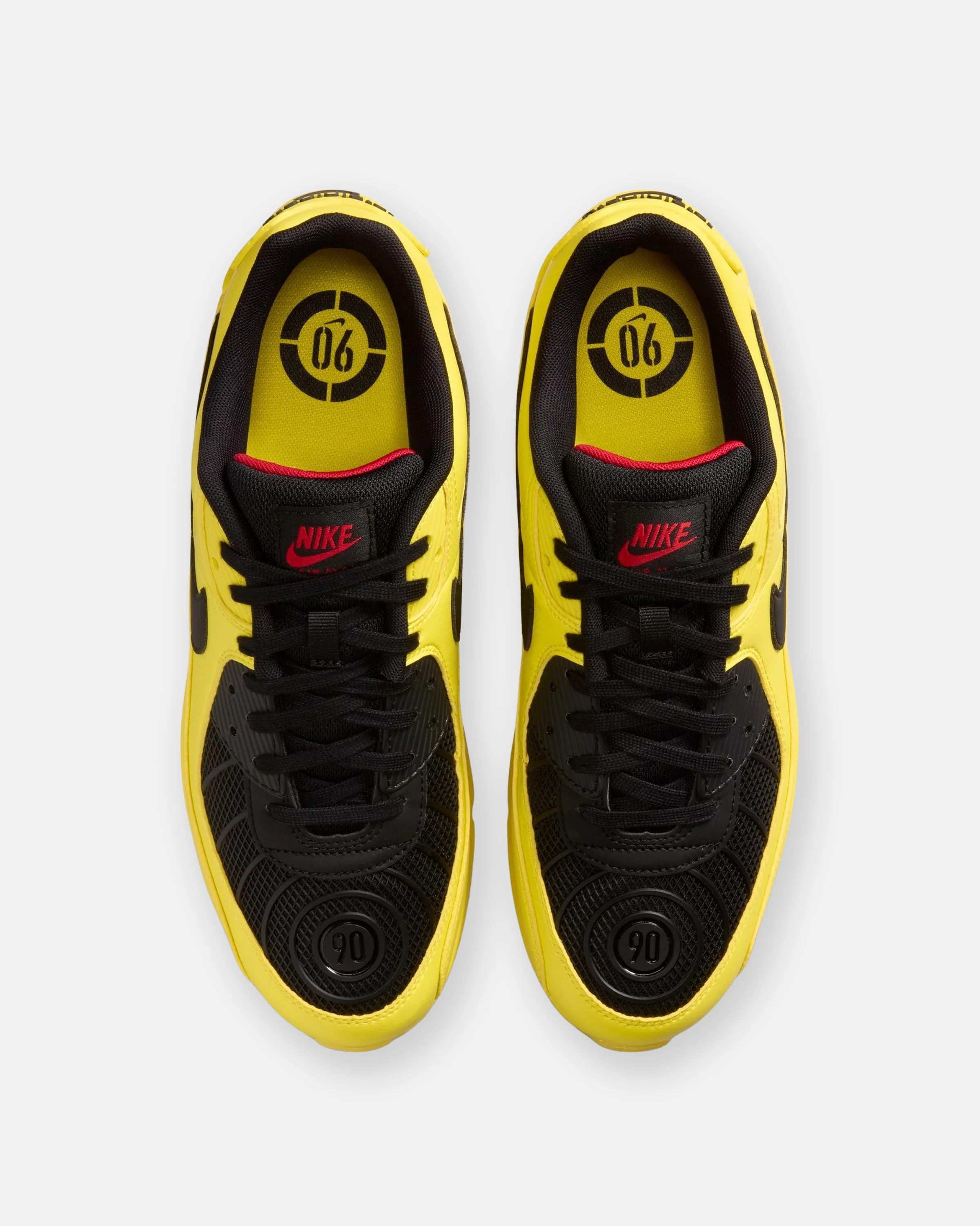 NIKE AIR MAX 90 - ZEST / BLACK / FIRE RED / GYM RED - Image 4