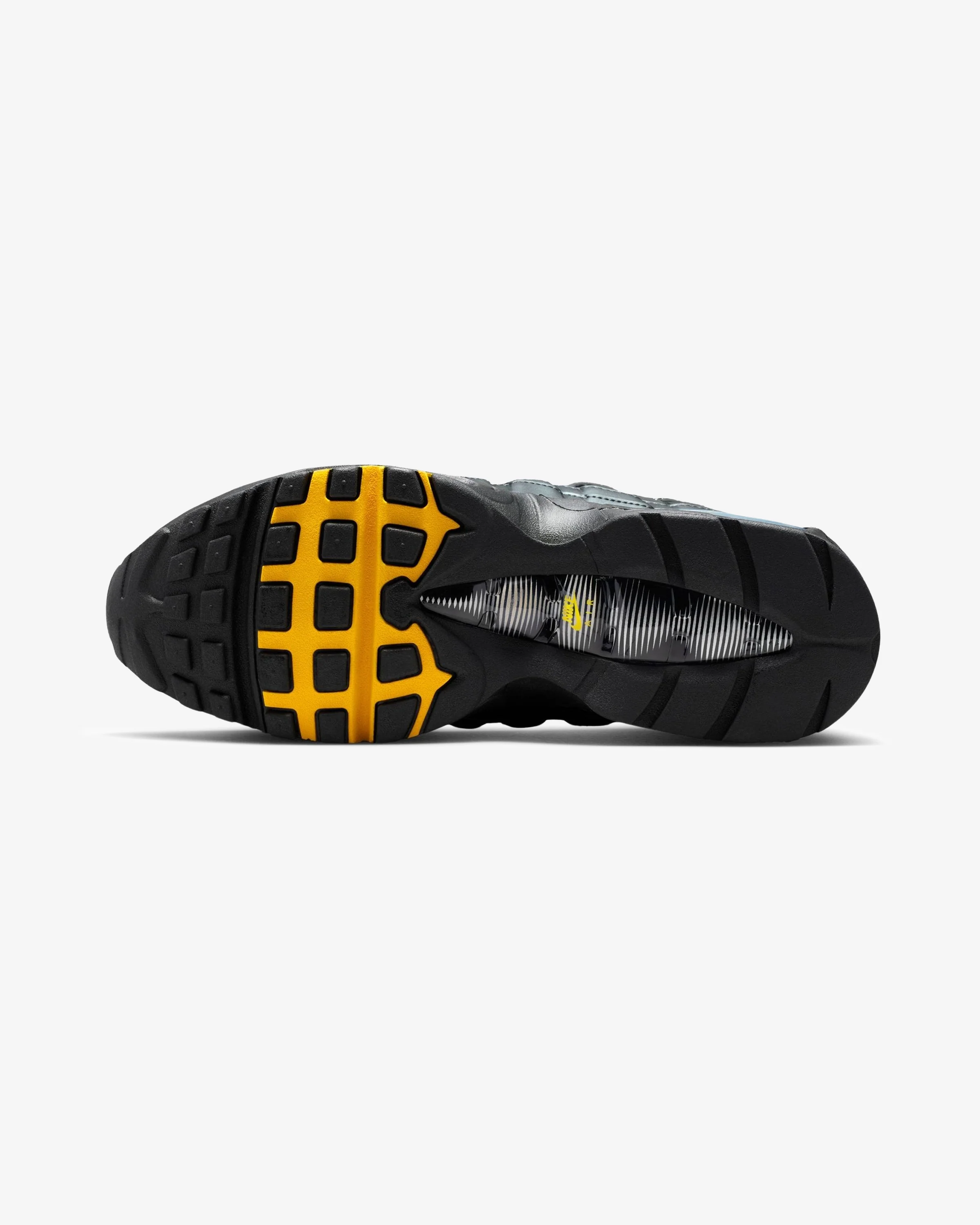 NIKE AIR MAX 95 - BLACK/ WHITE/ UNIVERSITY GOLD - Image 6