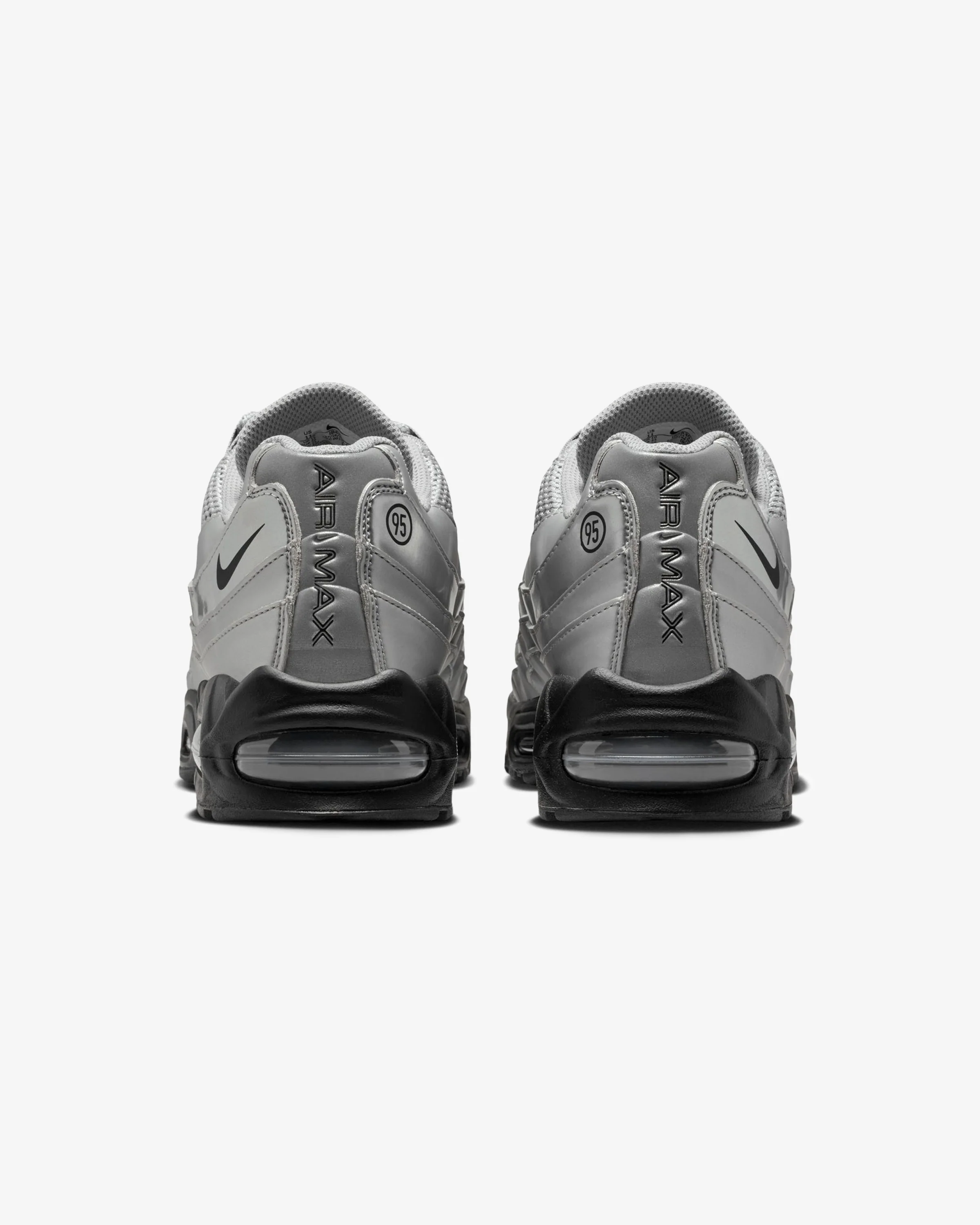 NIKE AIR MAX 95 - METALLIC SILVER/ BLACK - Image 4