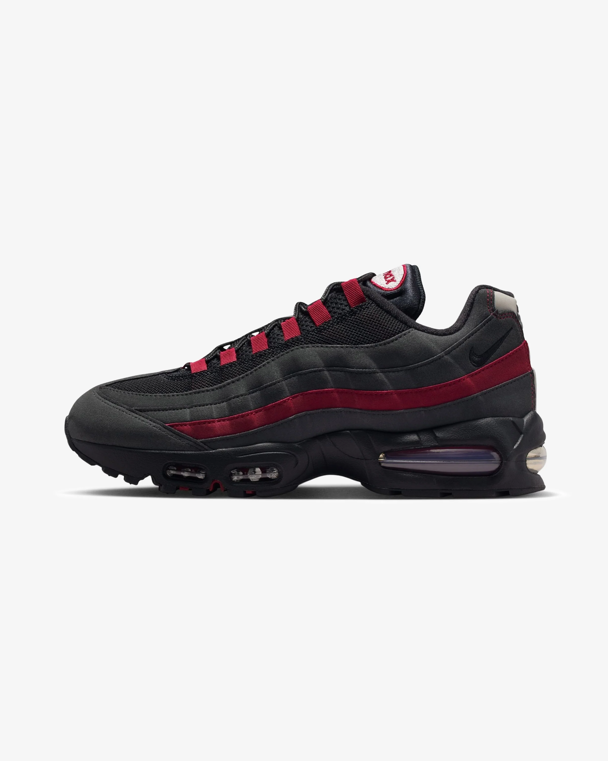 NIKE AIR MAX 95 OG - BLACK/ TEAMCRIMSON/ WOLFGREY - Image 2