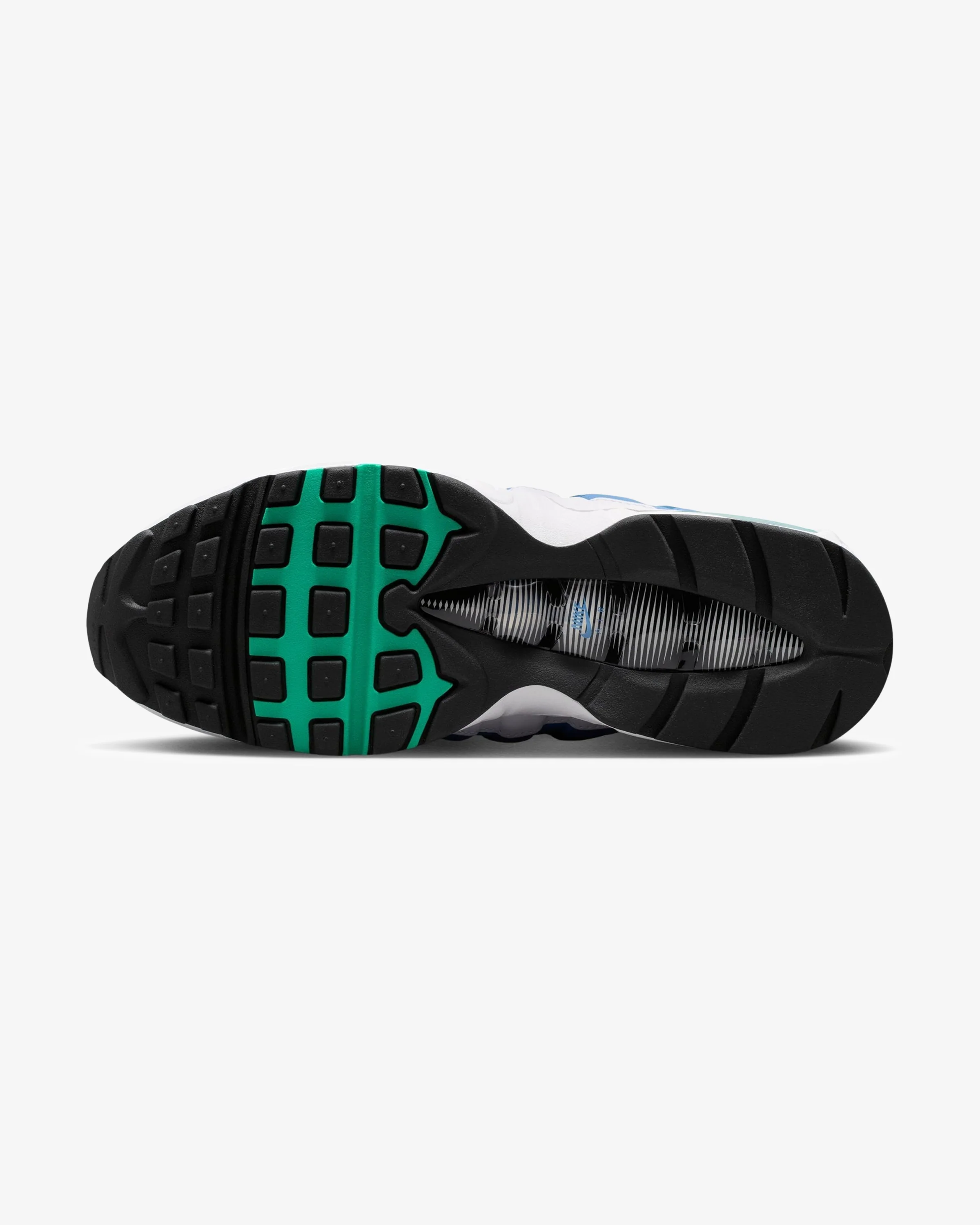 NIKE AIR MAX 95 OG - WHITE/ EMERALD GREEN/ LAKE BLUE - Image 5