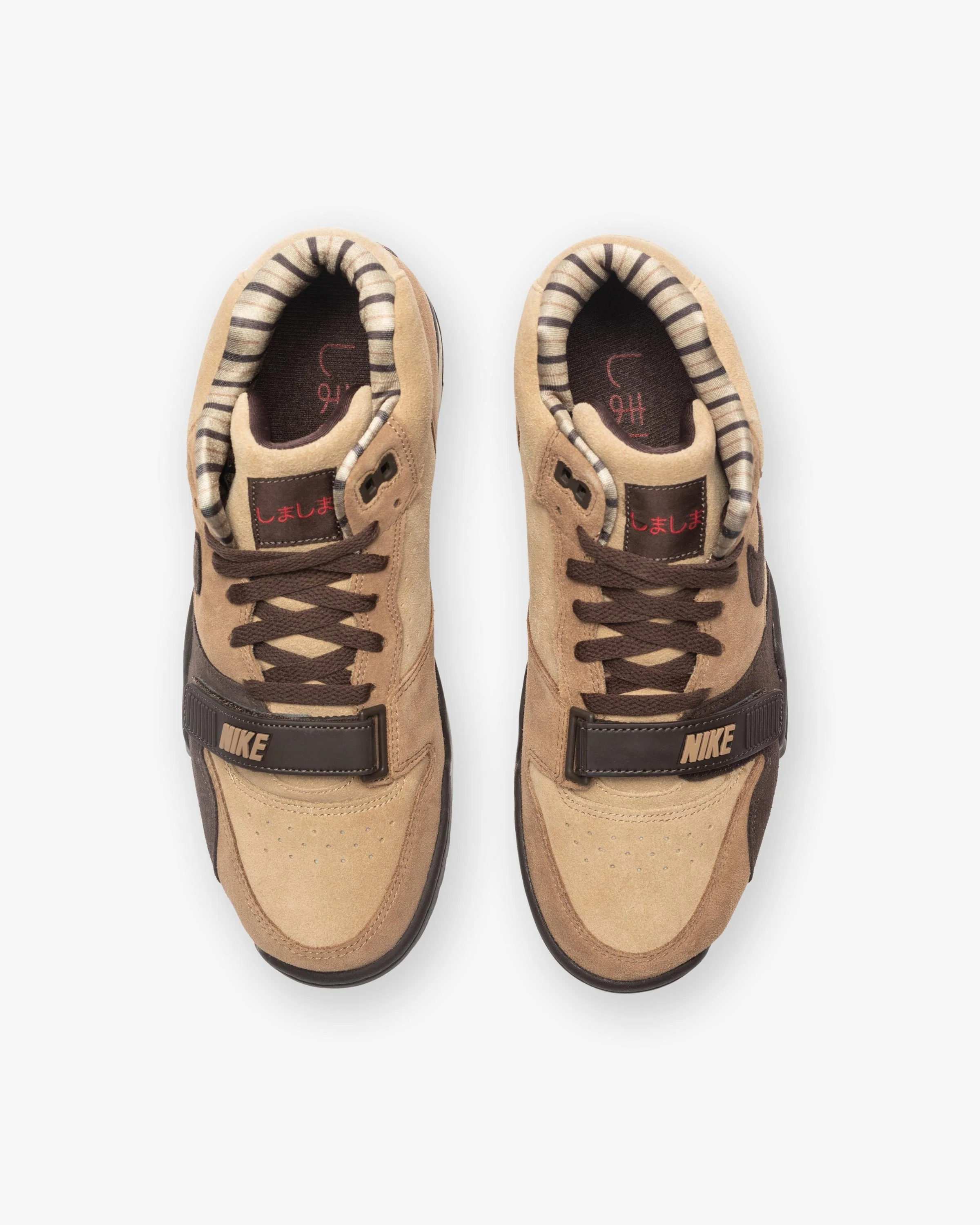 NIKE AIR TRAINER 1 - HAY/ BAROQUEBROWN/ TAUPE/ VARSITYRED - Image 4