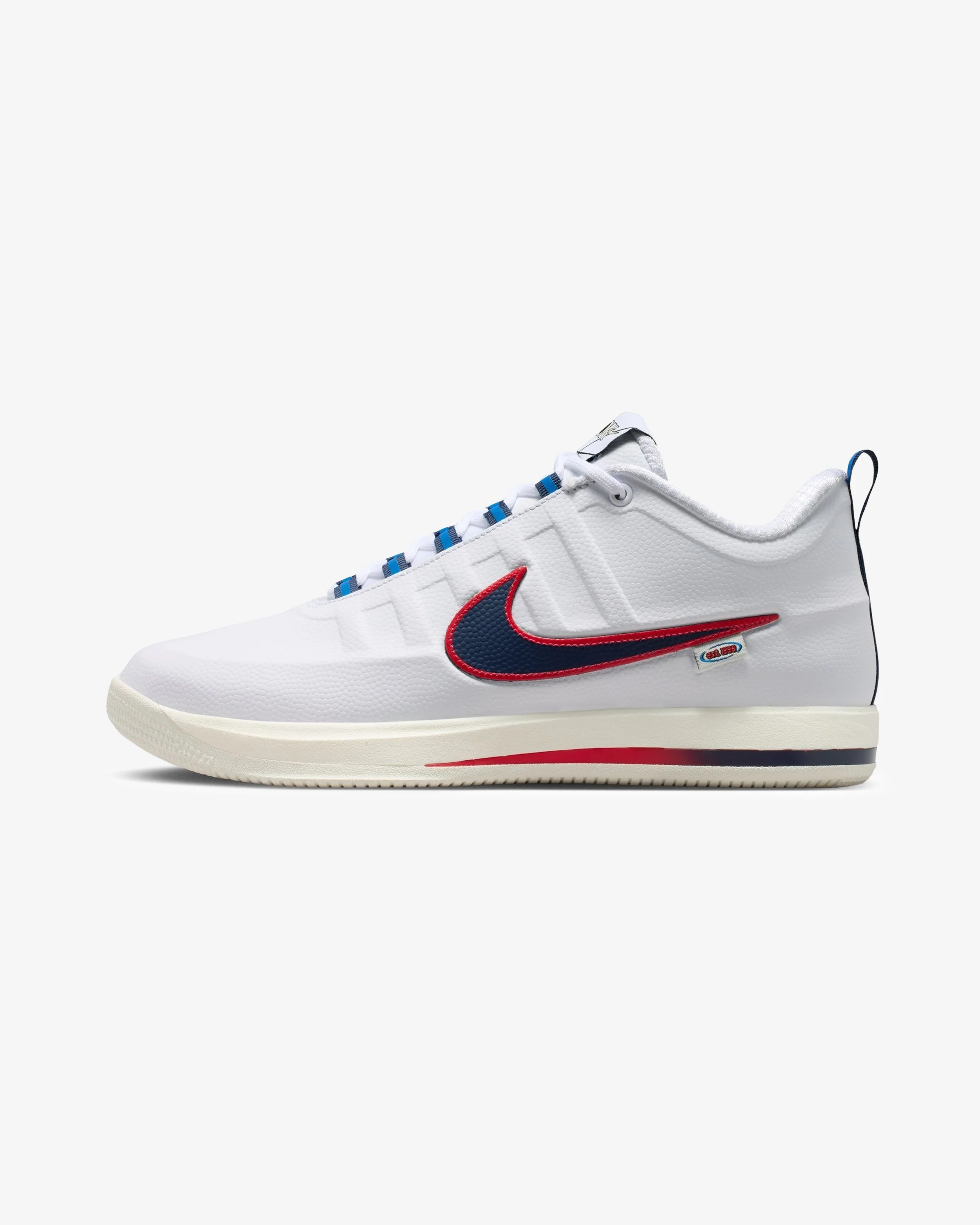NIKE BOOK 2 "WNBA LEGENDS" - WHITE/ MIDNIGHT NAVY/ FIREBERRY - Image 2