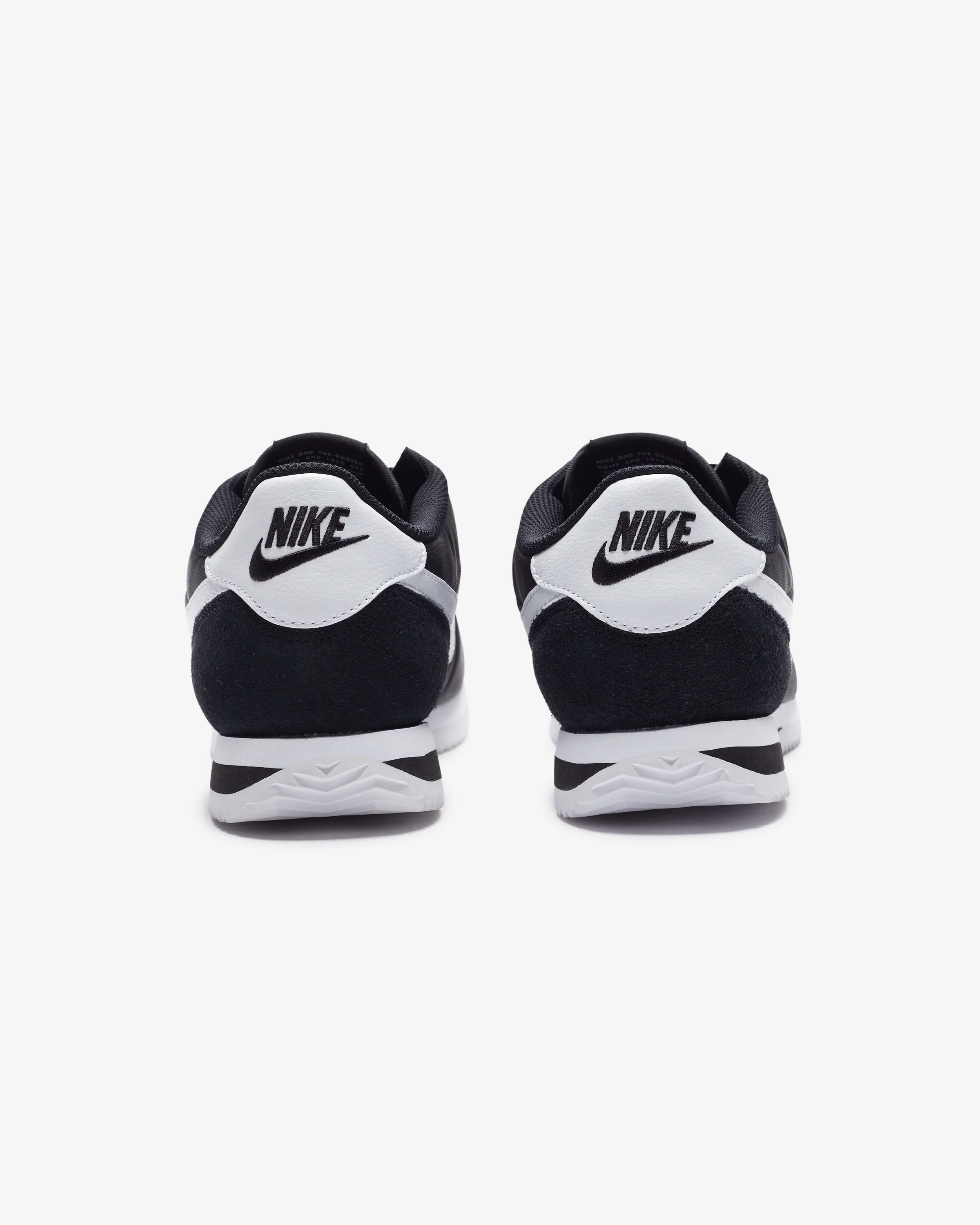 NIKE CORTEZ TEXTILE - BLACK/ WHITE - Image 3