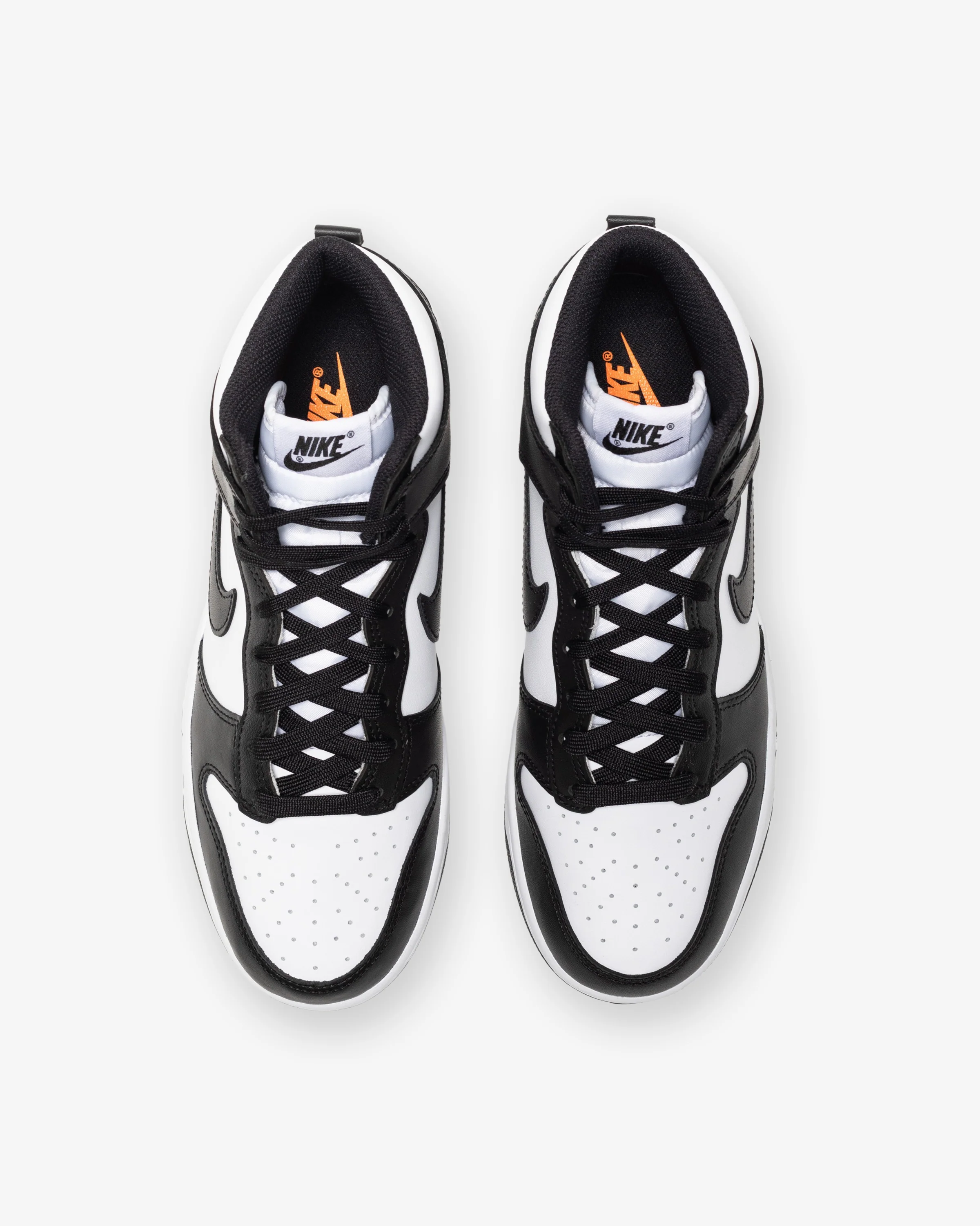 NIKE DUNK HIGH RETRO - WHITE/ BLACK/ TOTALORANGE - Image 4