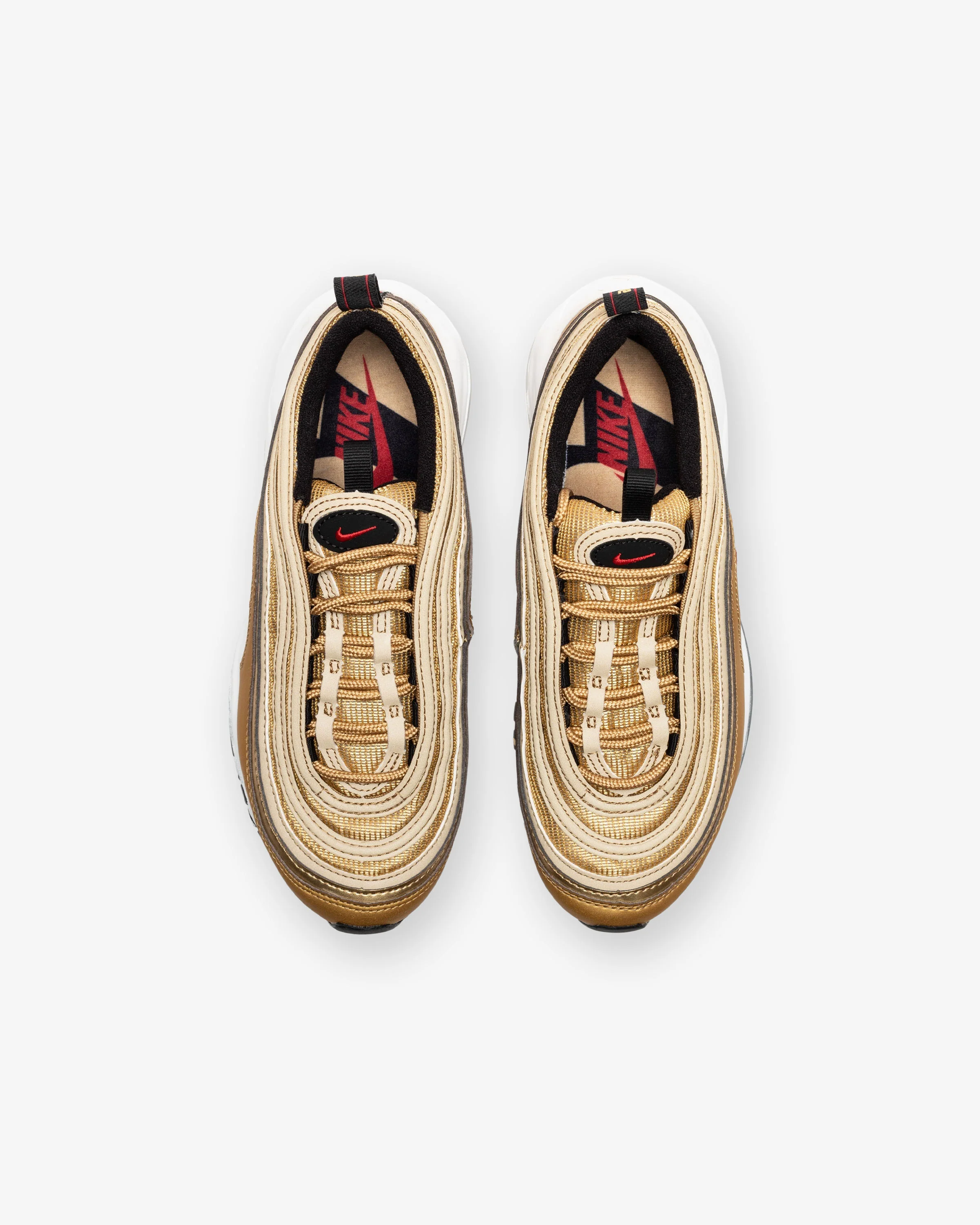 NIKE GS AIR MAX 97 - METALLICGOLD/ VARSITYRED/ BLACK/ WHITE - Image 4