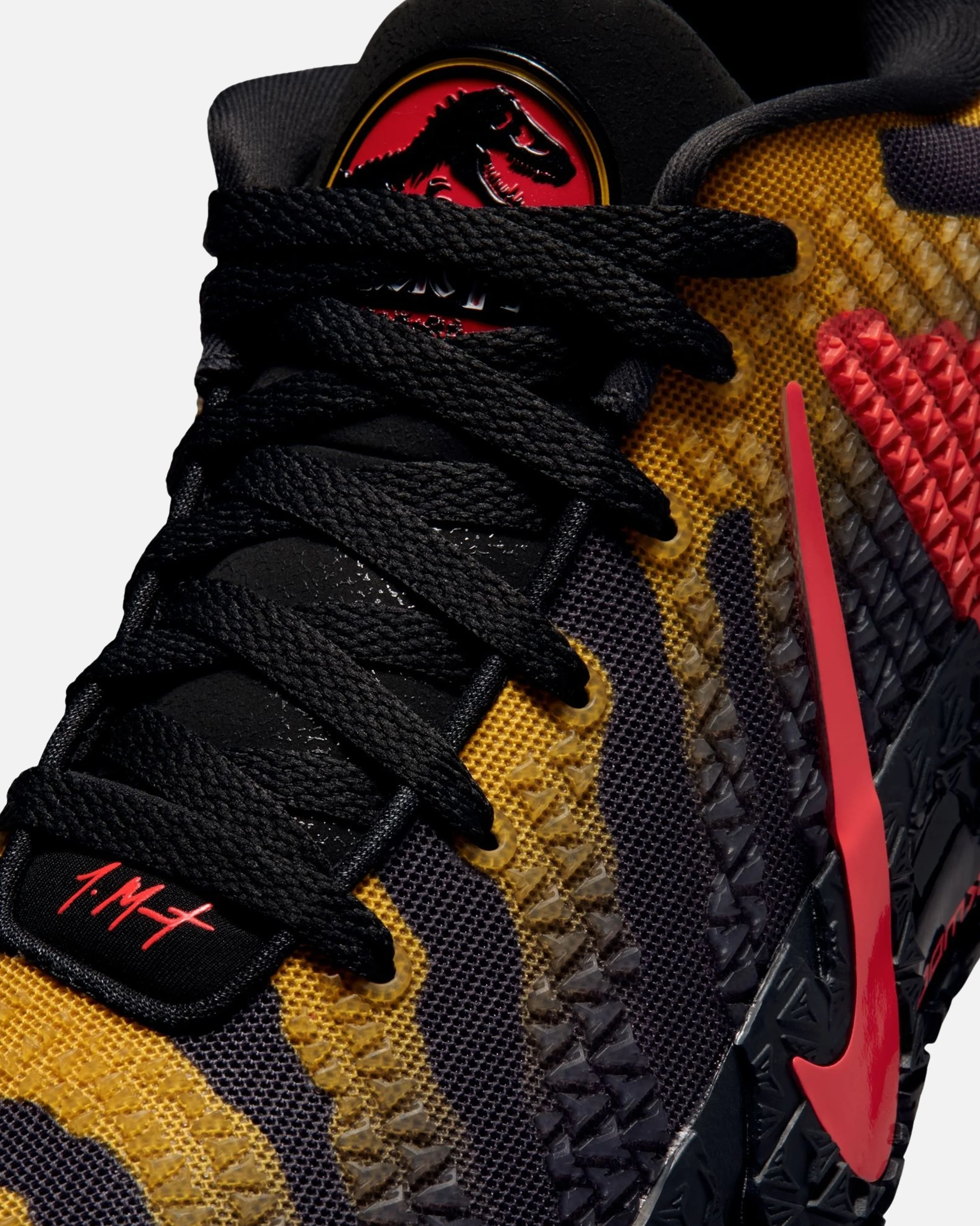 NIKE JA 3 "EXPLORER" - ANTHRACITE/ BRIGHT CRIMSON/ YELLOW OCHRE - Image 6