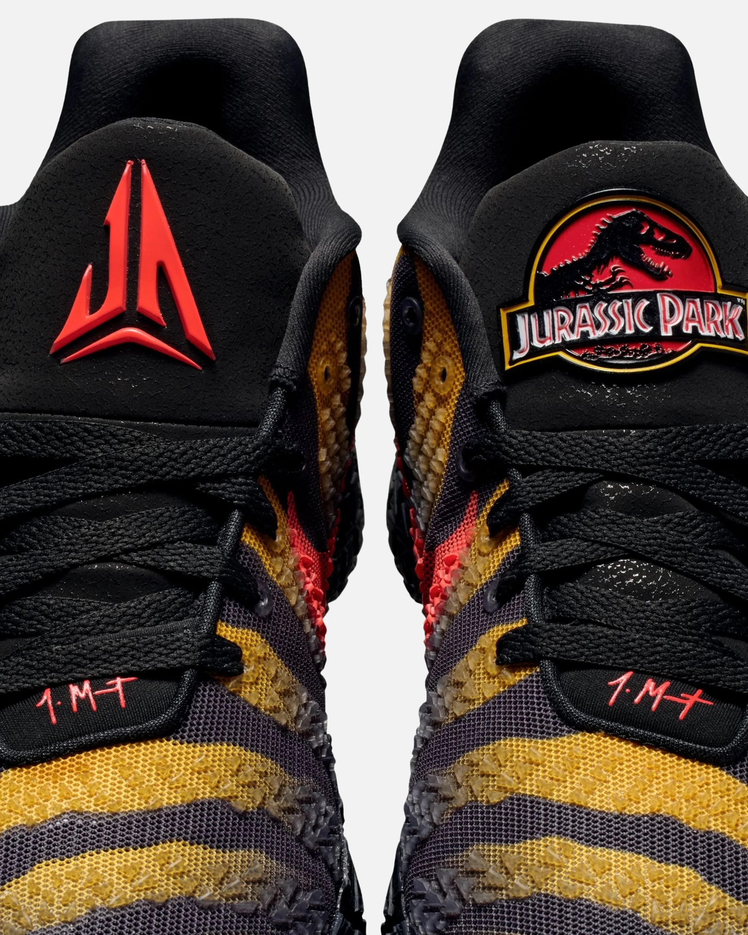 NIKE JA 3 "EXPLORER" - ANTHRACITE/ BRIGHT CRIMSON/ YELLOW OCHRE - Image 7