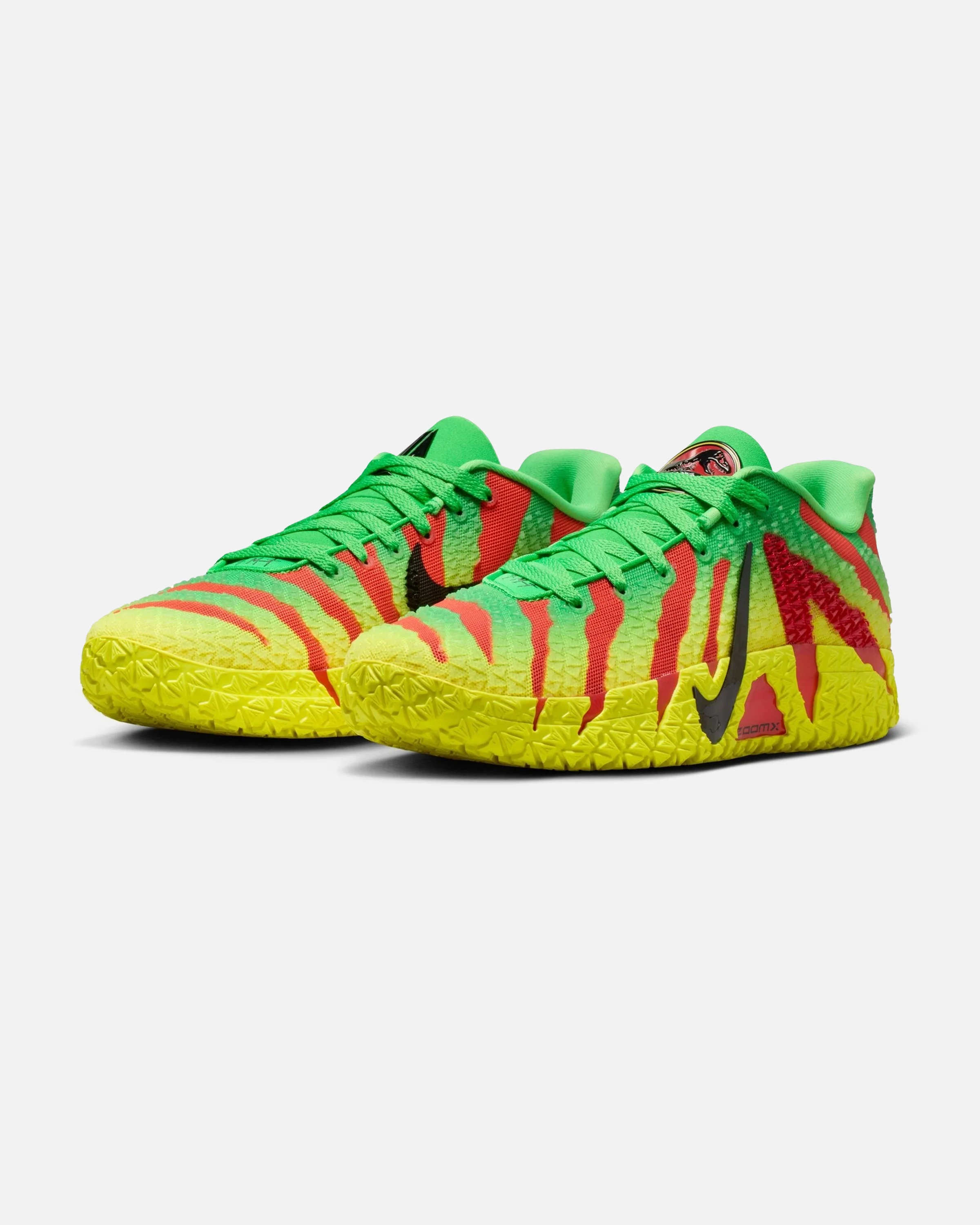 NIKE JA 3 "EXPLORER" - GREEN SPARK/ BLACK/ UNIVERSITY RED