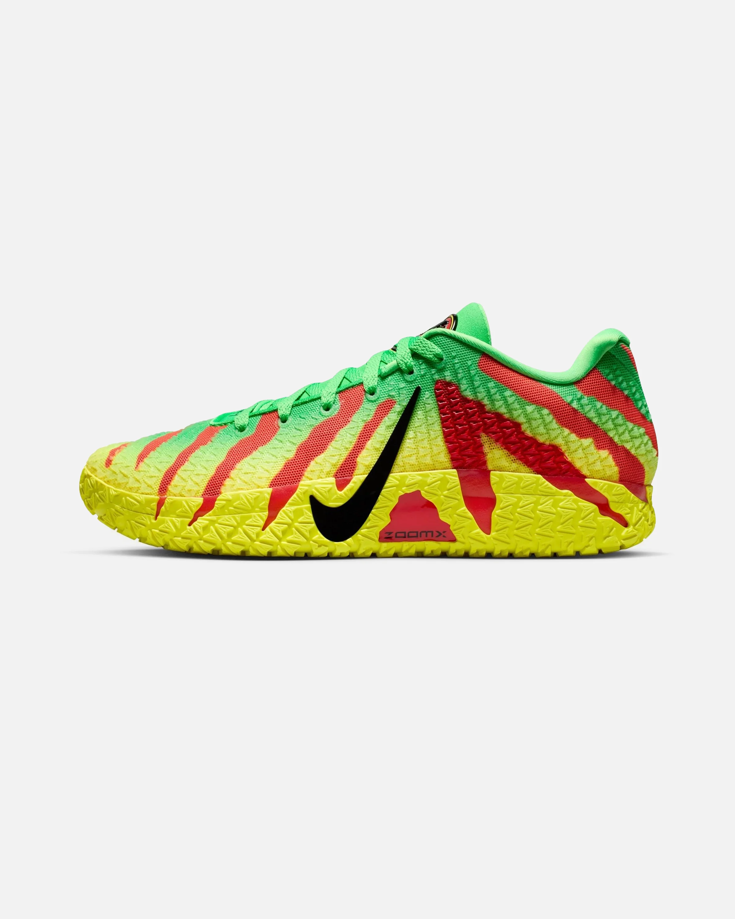 NIKE JA 3 "EXPLORER" - GREEN SPARK/ BLACK/ UNIVERSITY RED - Image 2