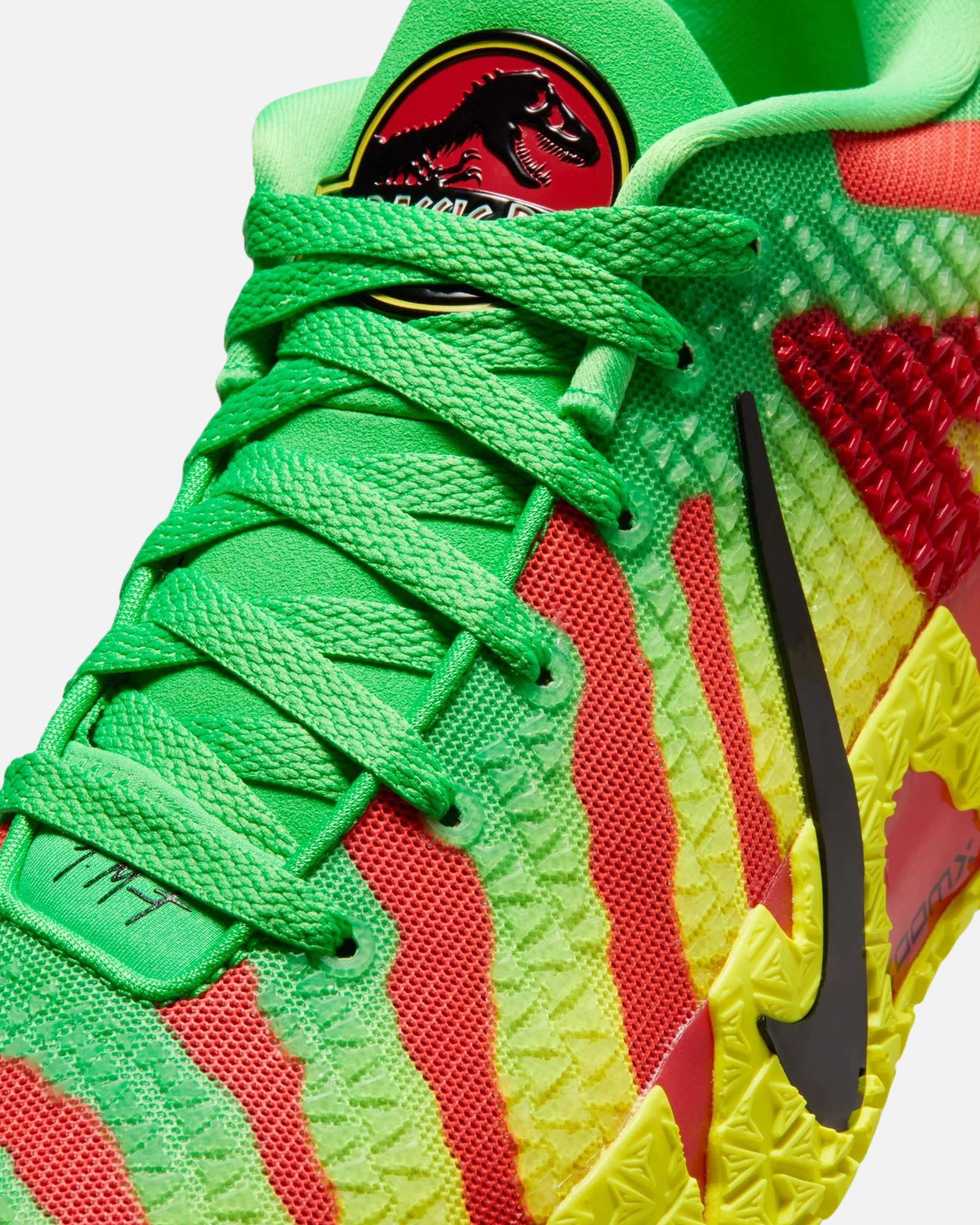 NIKE JA 3 "EXPLORER" - GREEN SPARK/ BLACK/ UNIVERSITY RED - Image 6