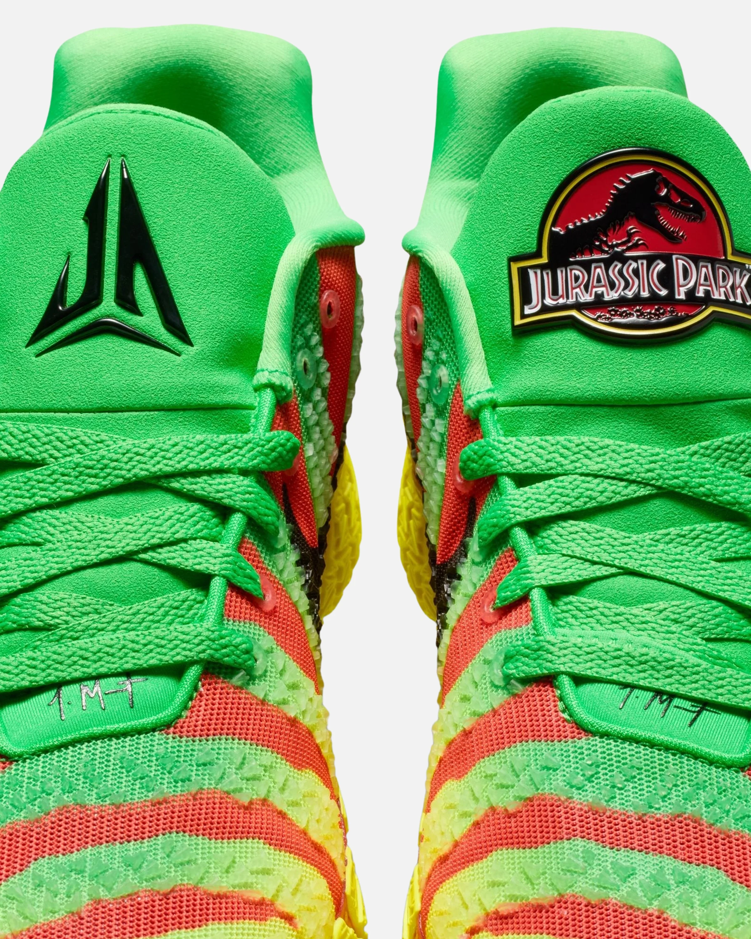 NIKE JA 3 "EXPLORER" - GREEN SPARK/ BLACK/ UNIVERSITY RED - Image 7