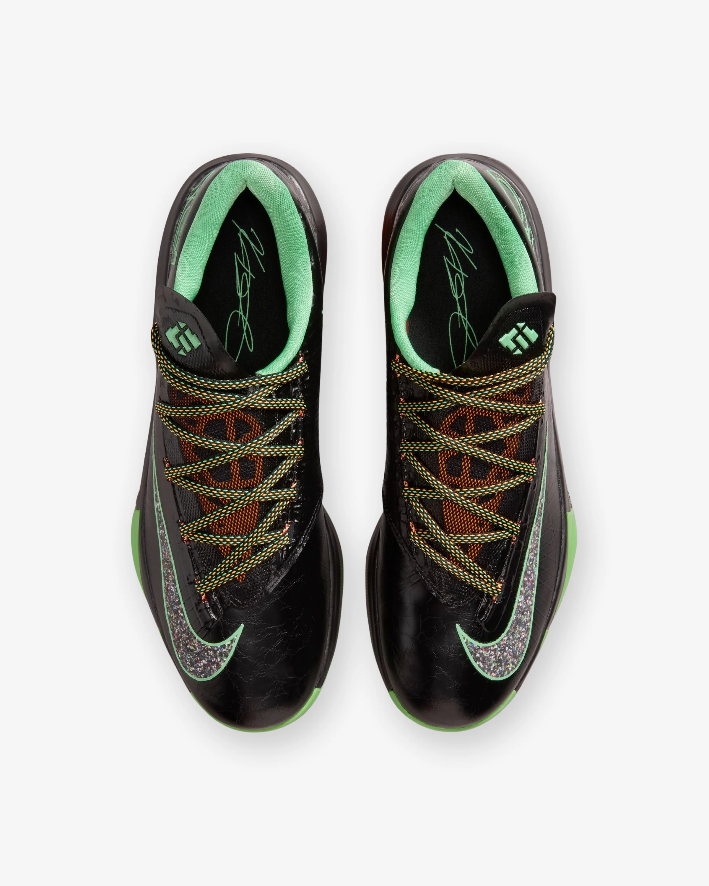 NIKE KD 6 - BLACK / MULTI / COLOR / LIGHTT LUCID GREEN - Image 4