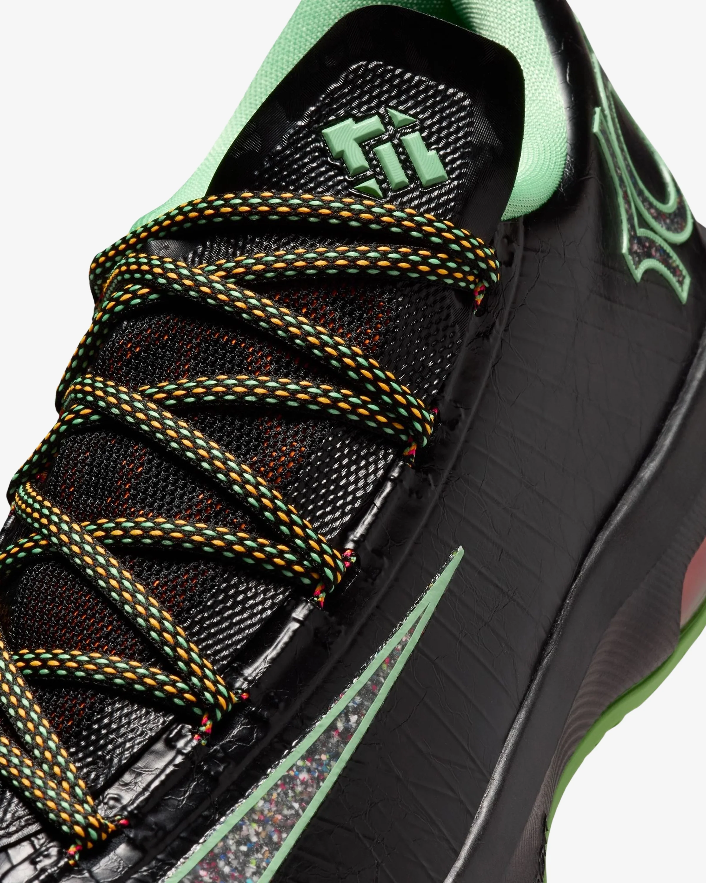 NIKE KD 6 - BLACK / MULTI / COLOR / LIGHTT LUCID GREEN - Image 6