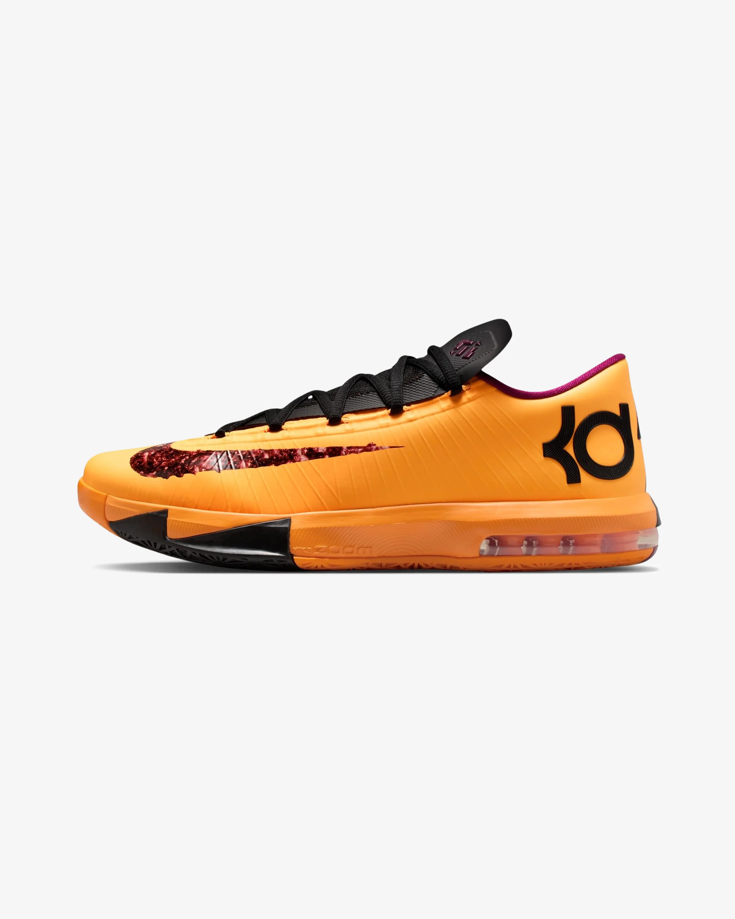 NIKE KD VI - LASER ORANGE/ RASPBERRY RED/ BLACK - Image 2