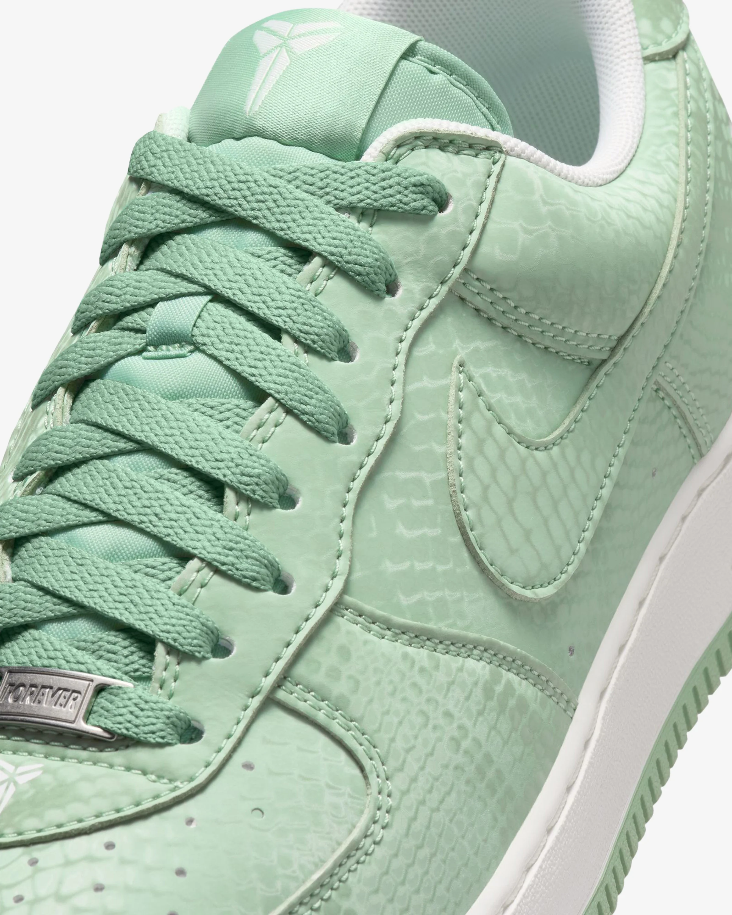 NIKE KOBE AIR FORCE 1 LOW - STEAM/ SUMMIT WHITE - Image 6