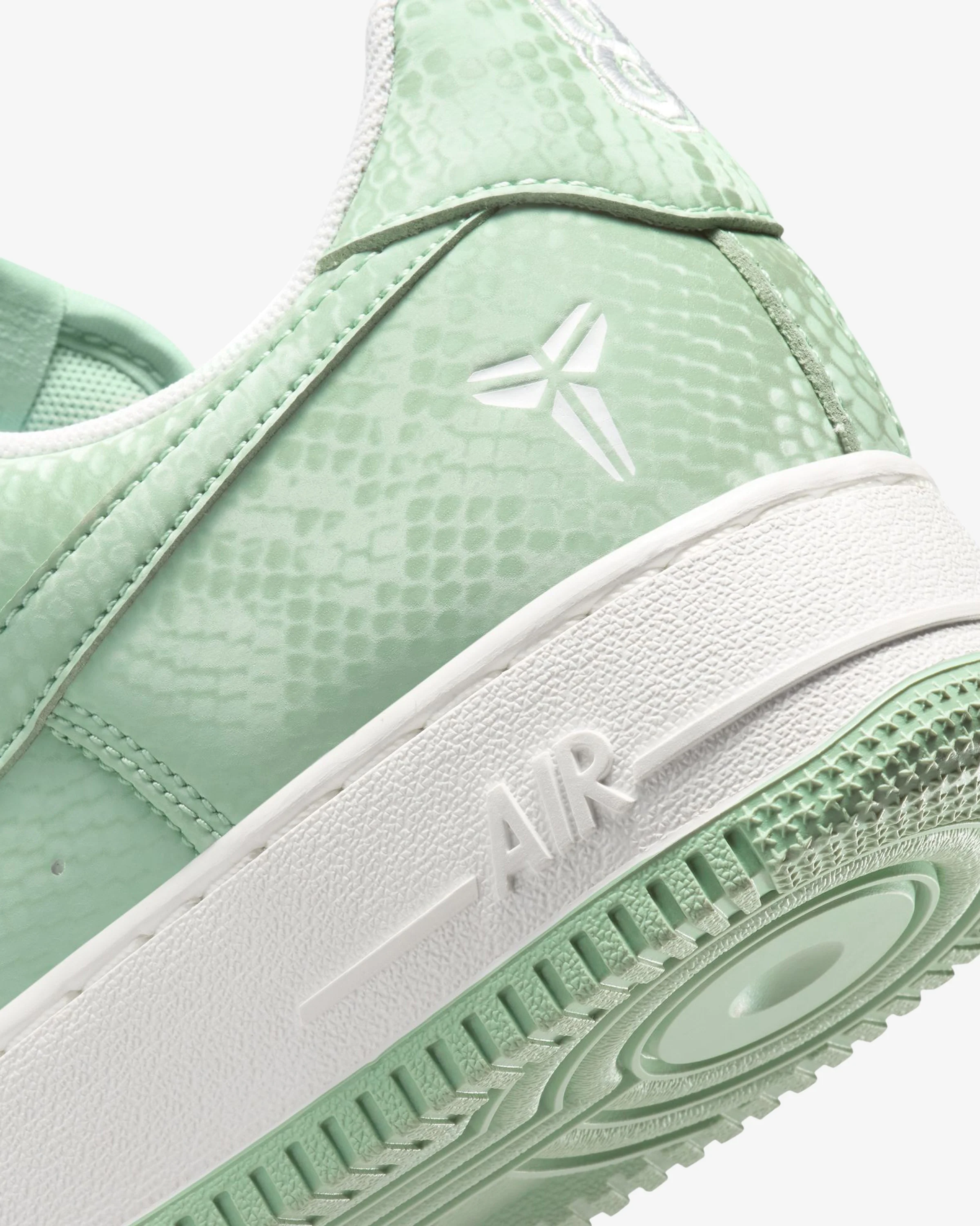 NIKE KOBE AIR FORCE 1 LOW - STEAM/ SUMMIT WHITE - Image 7