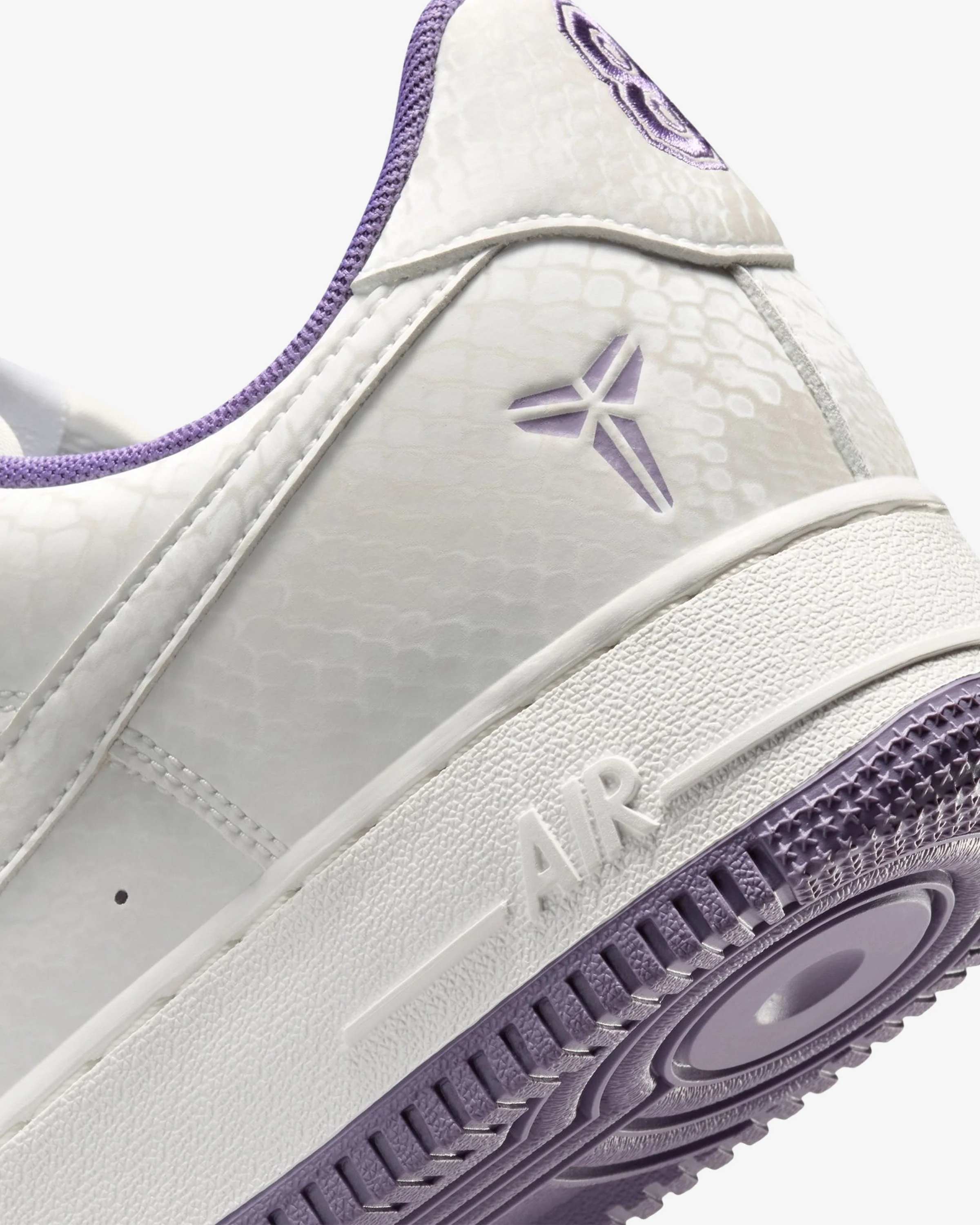 NIKE KOBE AIR FORCE 1 LOW - SUMMIT WHITE/ DAYBREAK - Image 7