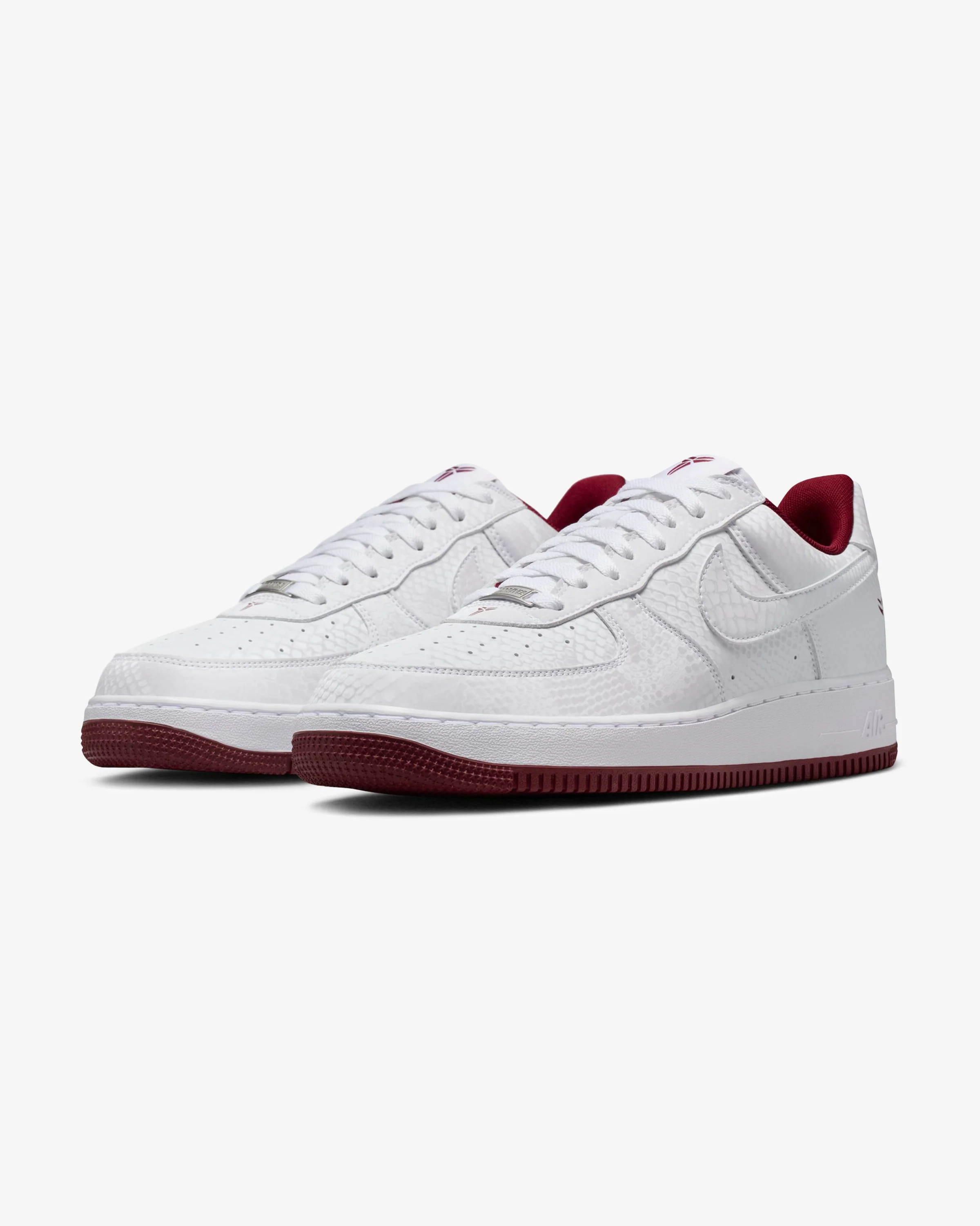 NIKE KOBE AIR FORCE 1 LOW - WHITE/ TEAM RED