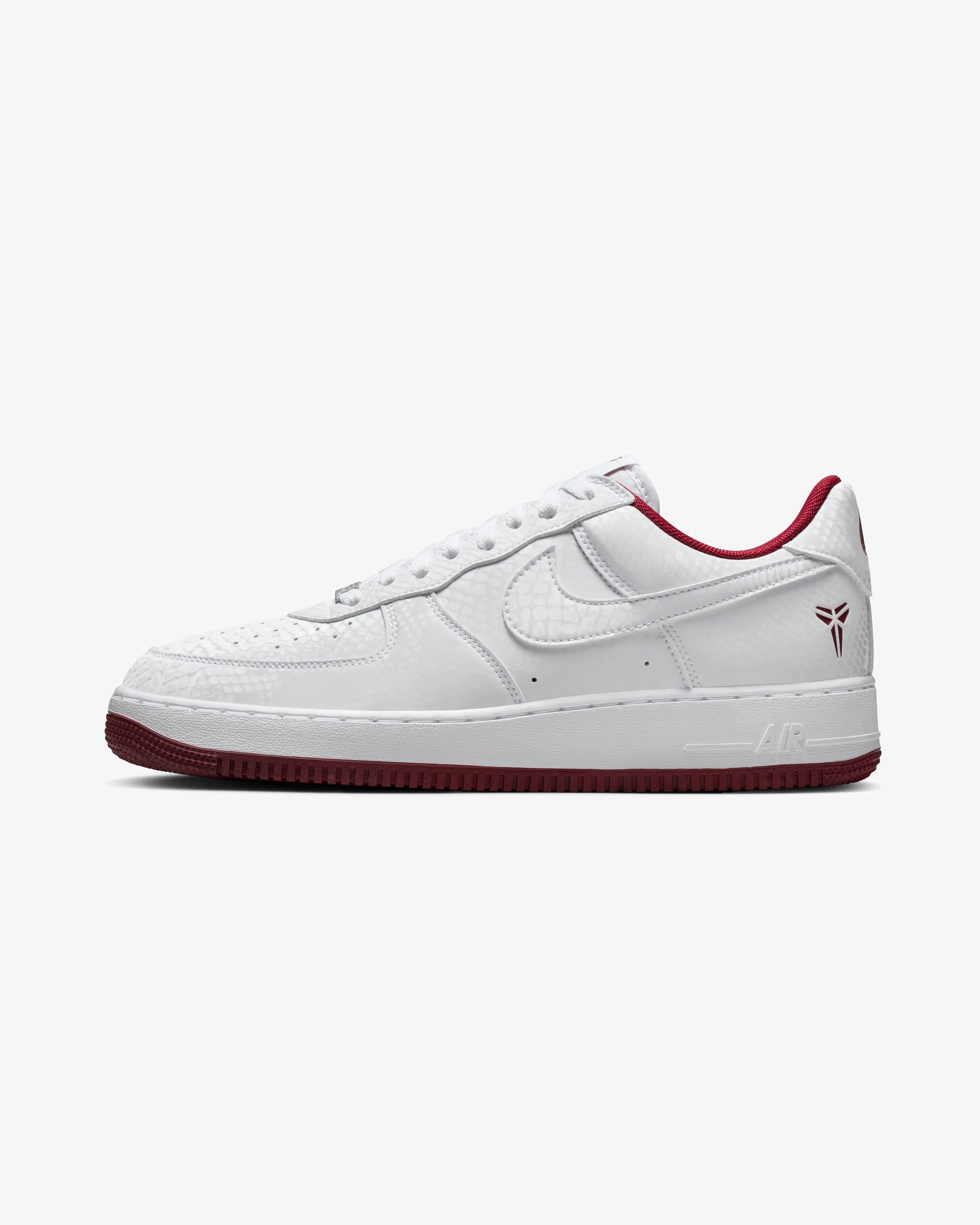 NIKE KOBE AIR FORCE 1 LOW - WHITE/ TEAM RED - Image 2