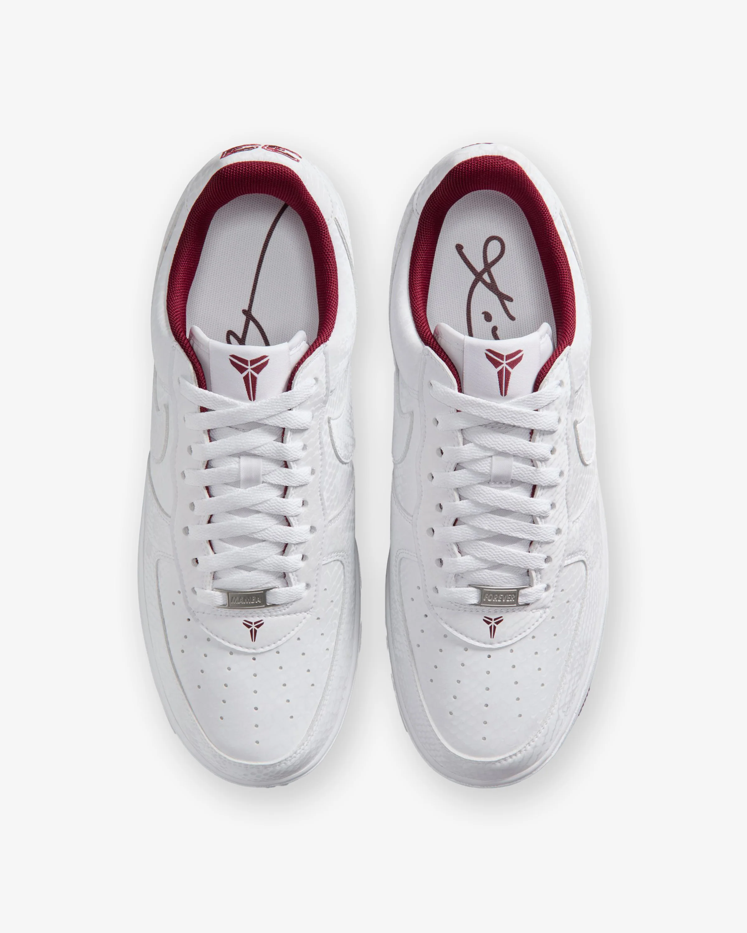NIKE KOBE AIR FORCE 1 LOW - WHITE/ TEAM RED - Image 4