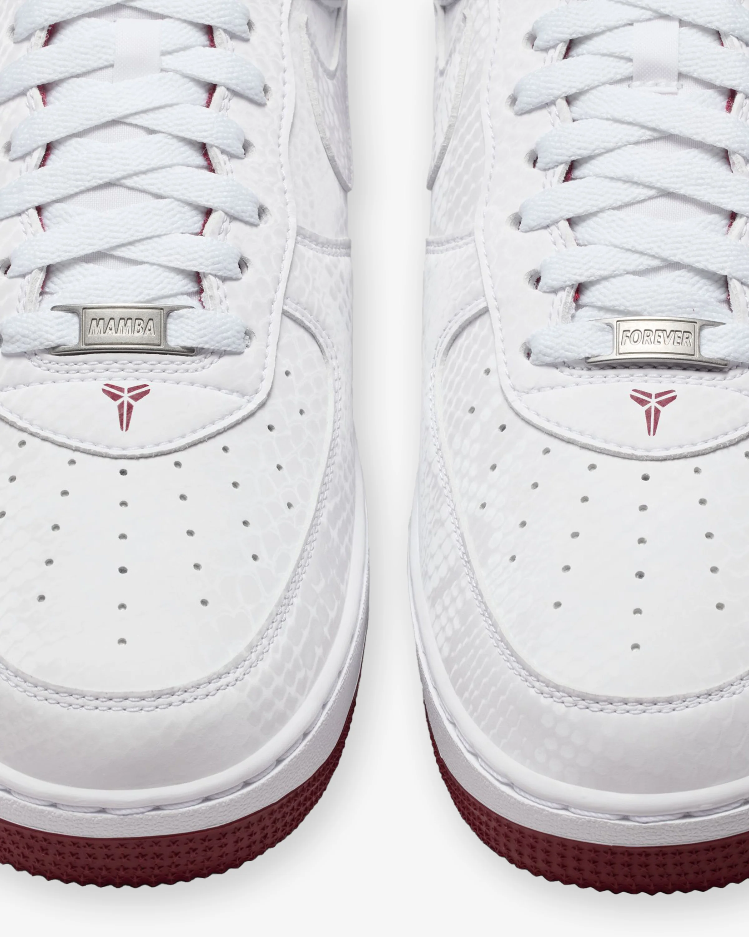 NIKE KOBE AIR FORCE 1 LOW - WHITE/ TEAM RED - Image 8