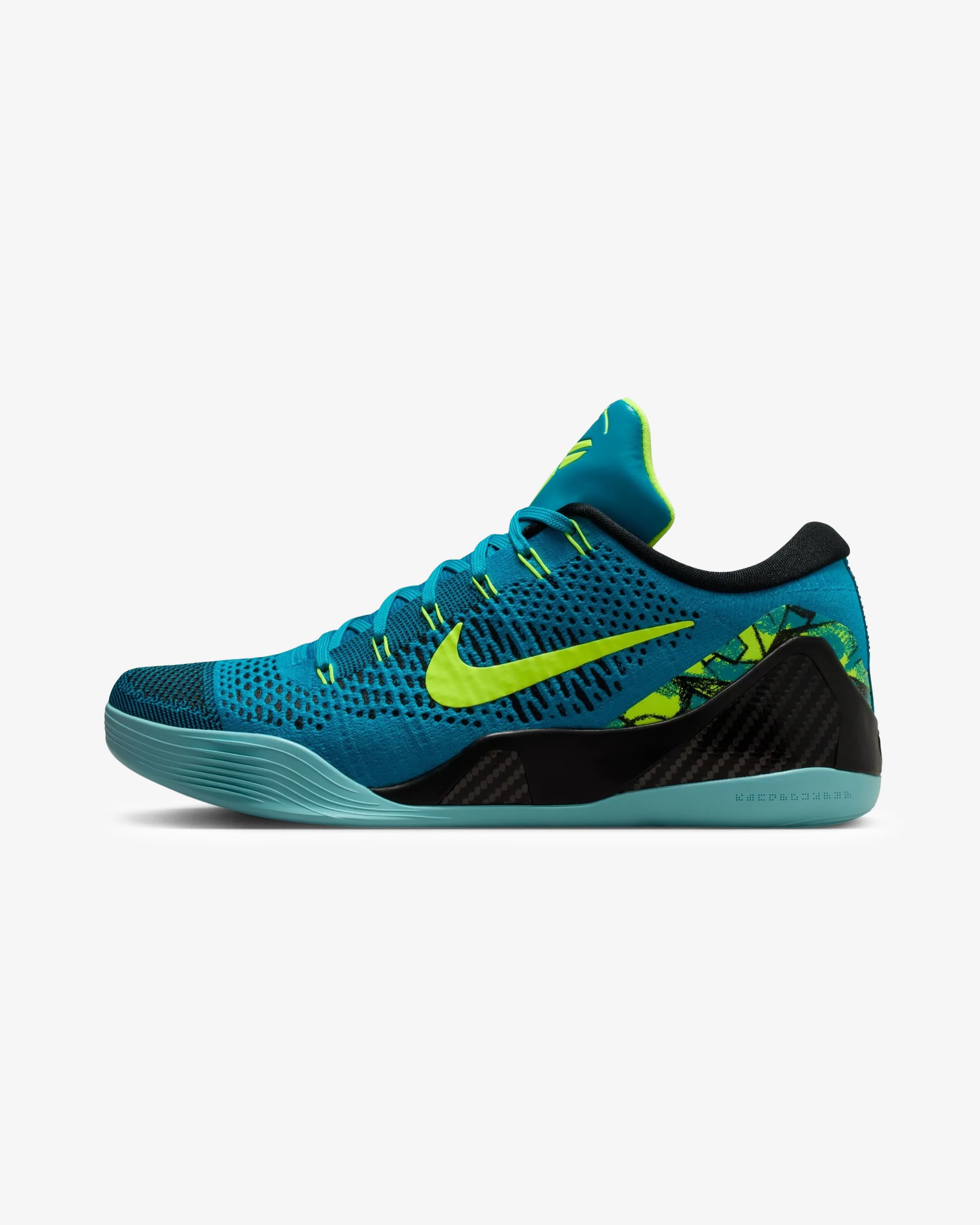 NIKE KOBE IX ELITE LOW PROTRO - NEOTURQ/ VOLT - Image 2